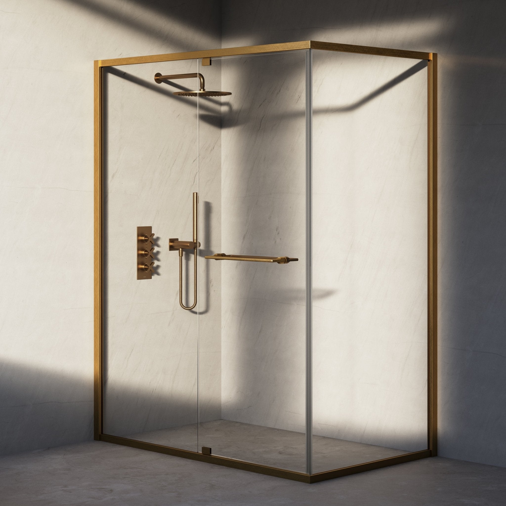 Image of Atria Reversible Corner Shower Enclosure - Cavari