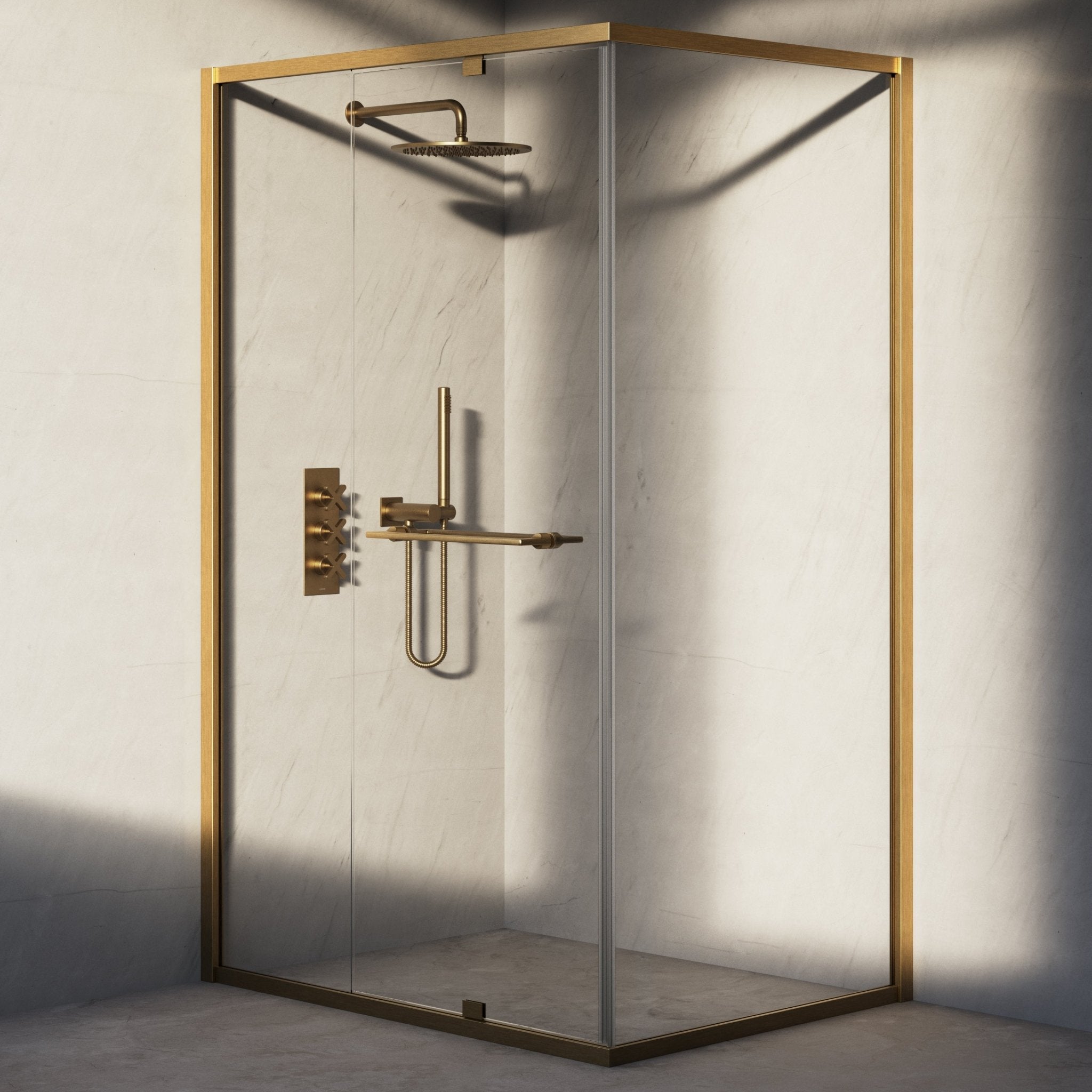 Image of Atria Reversible Corner Shower Enclosure - Cavari