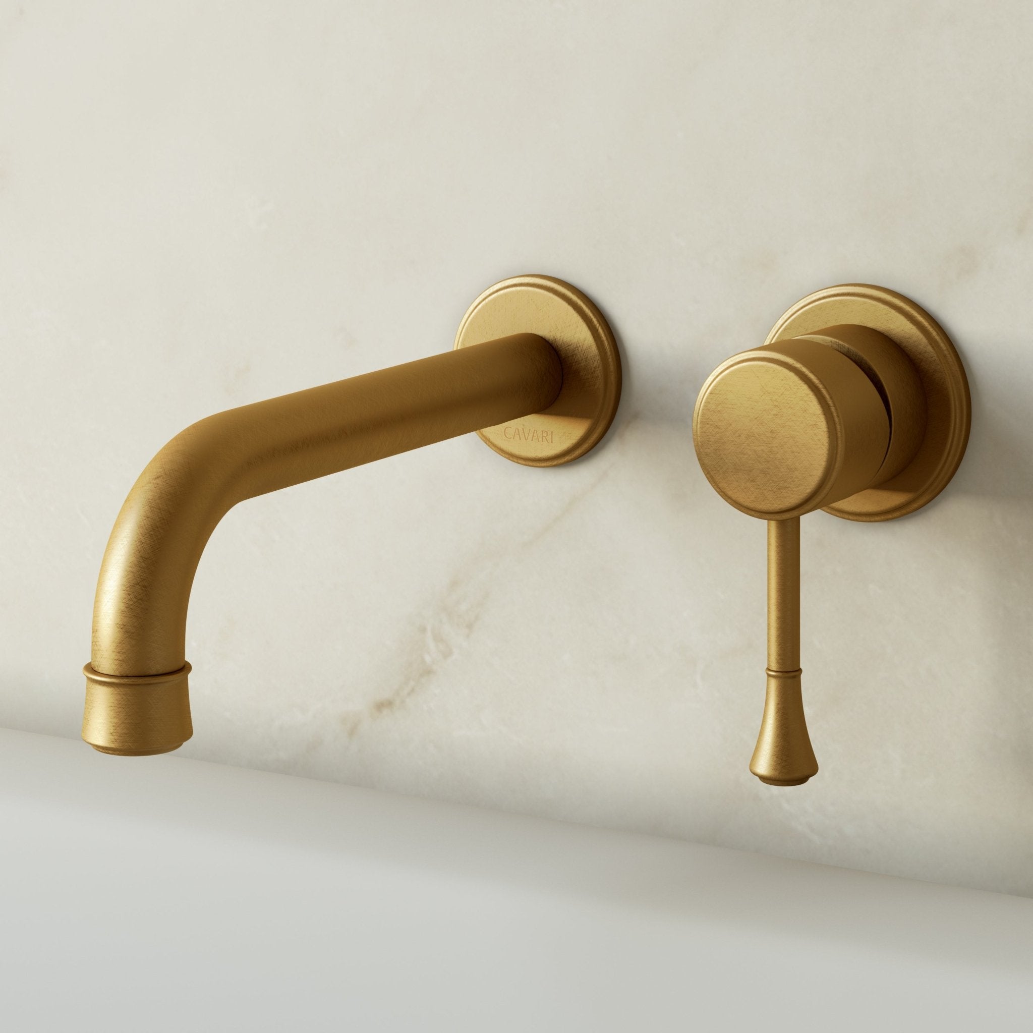 Image of Aurelian Bath Set – Bath Mixer with Long Spout - Cavari