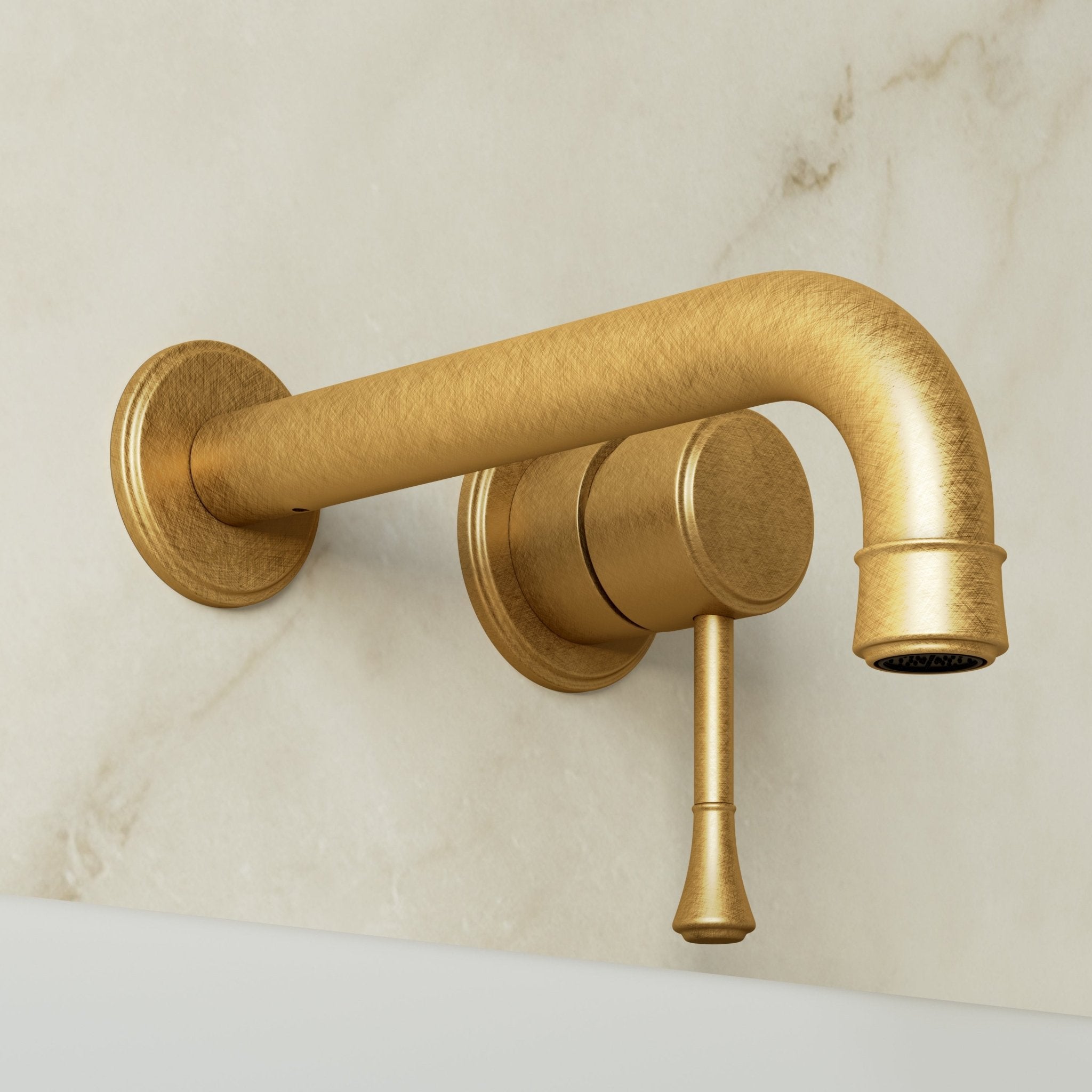 Image of Aurelian Bath Set – Bath Mixer with Long Spout - Cavari