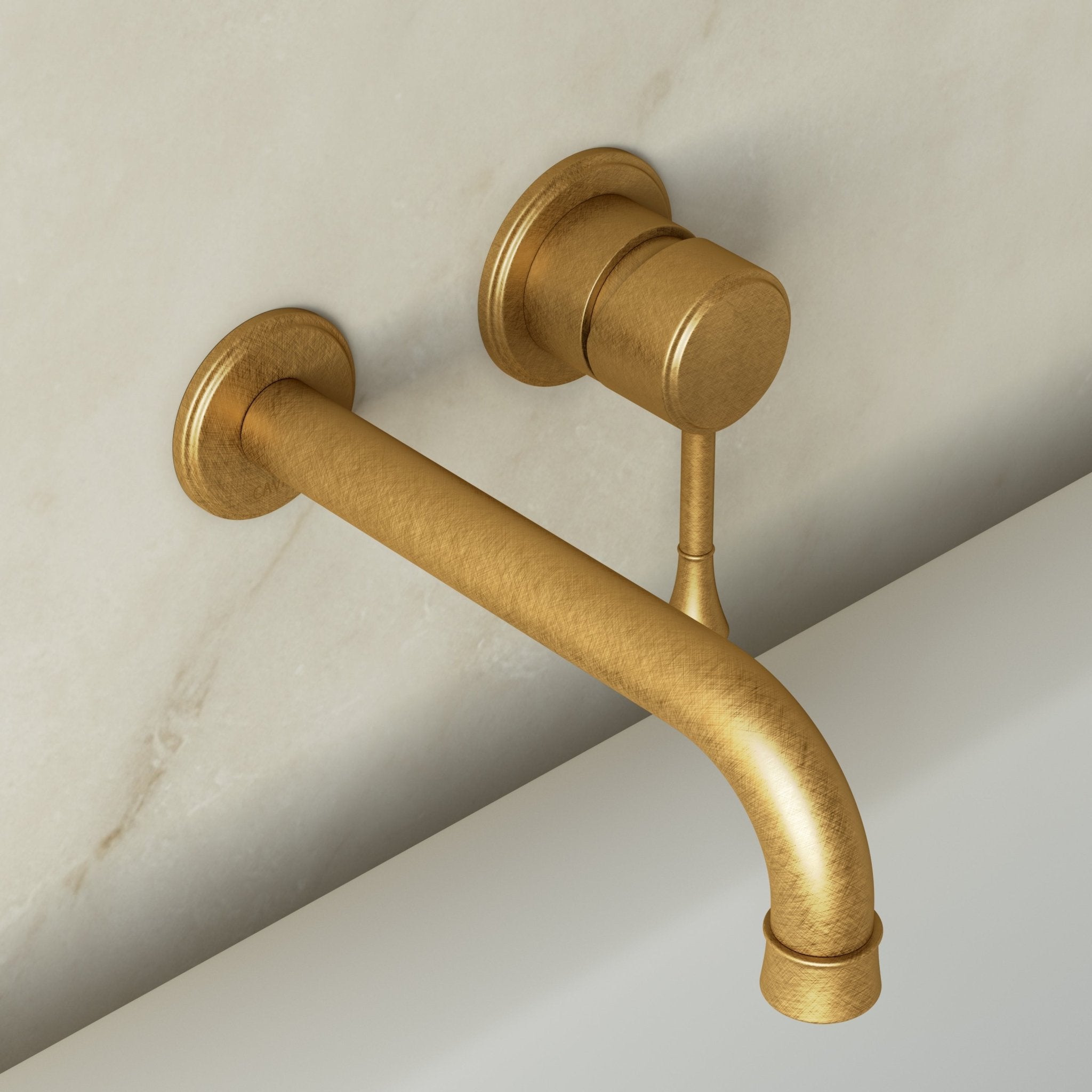 Image of Aurelian Bath Set – Bath Mixer with Long Spout - Cavari