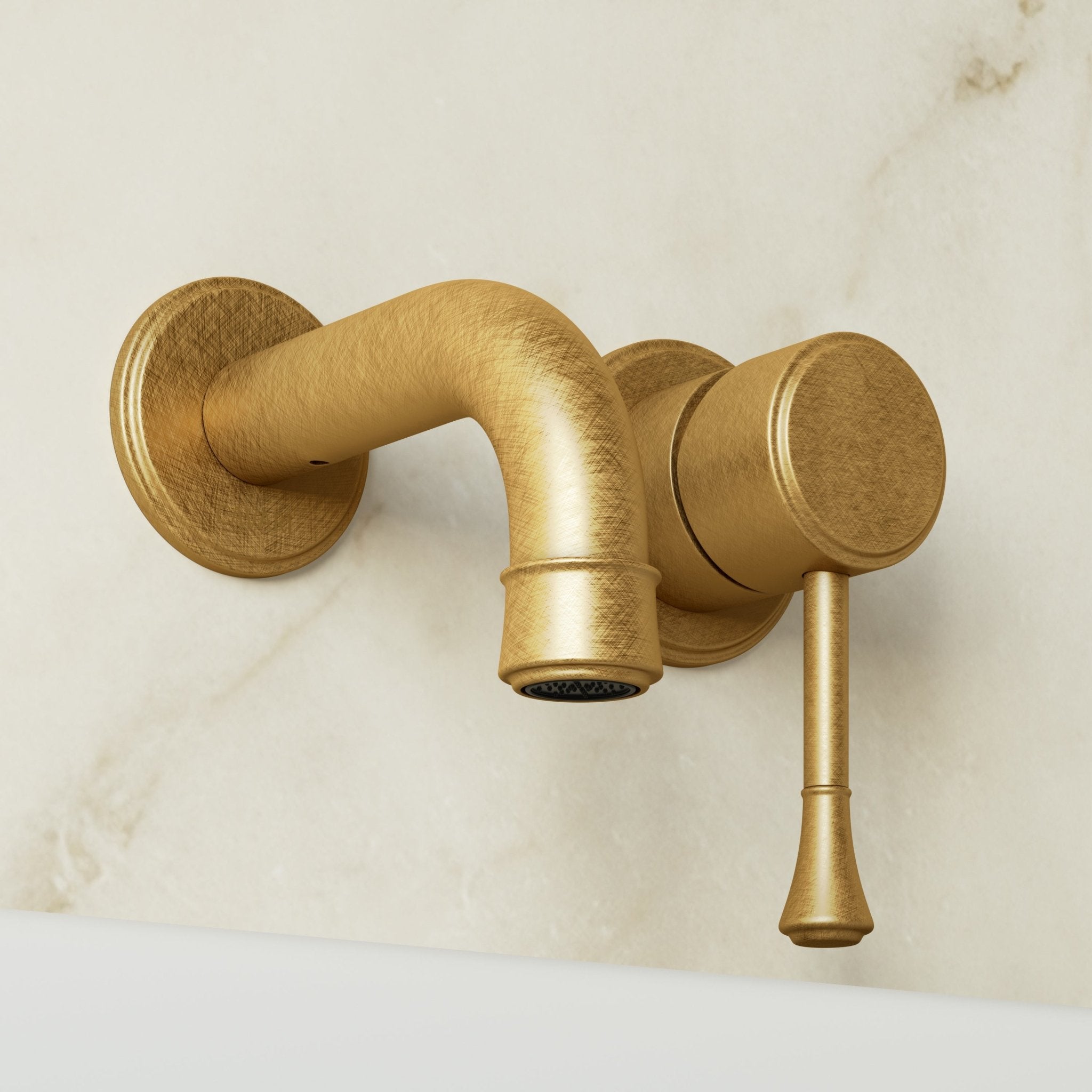 Image of Aurelian Bath Set – Bath Mixer with Short Spout - Cavari