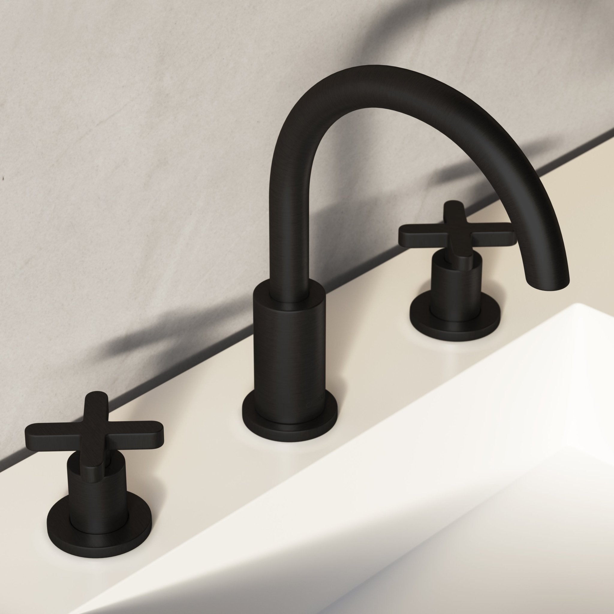 Image of Axiom Double Handle Deck Mounted Basin Tap - Cavari