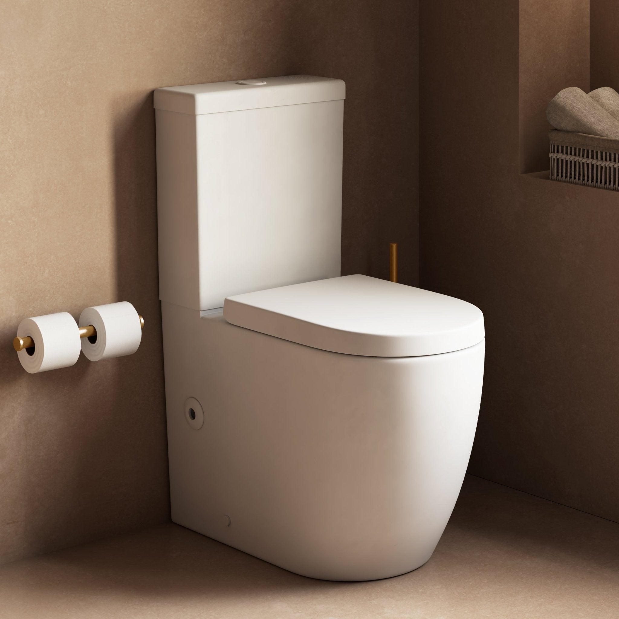 Image of Back-to-Wall Toilet - Cavari