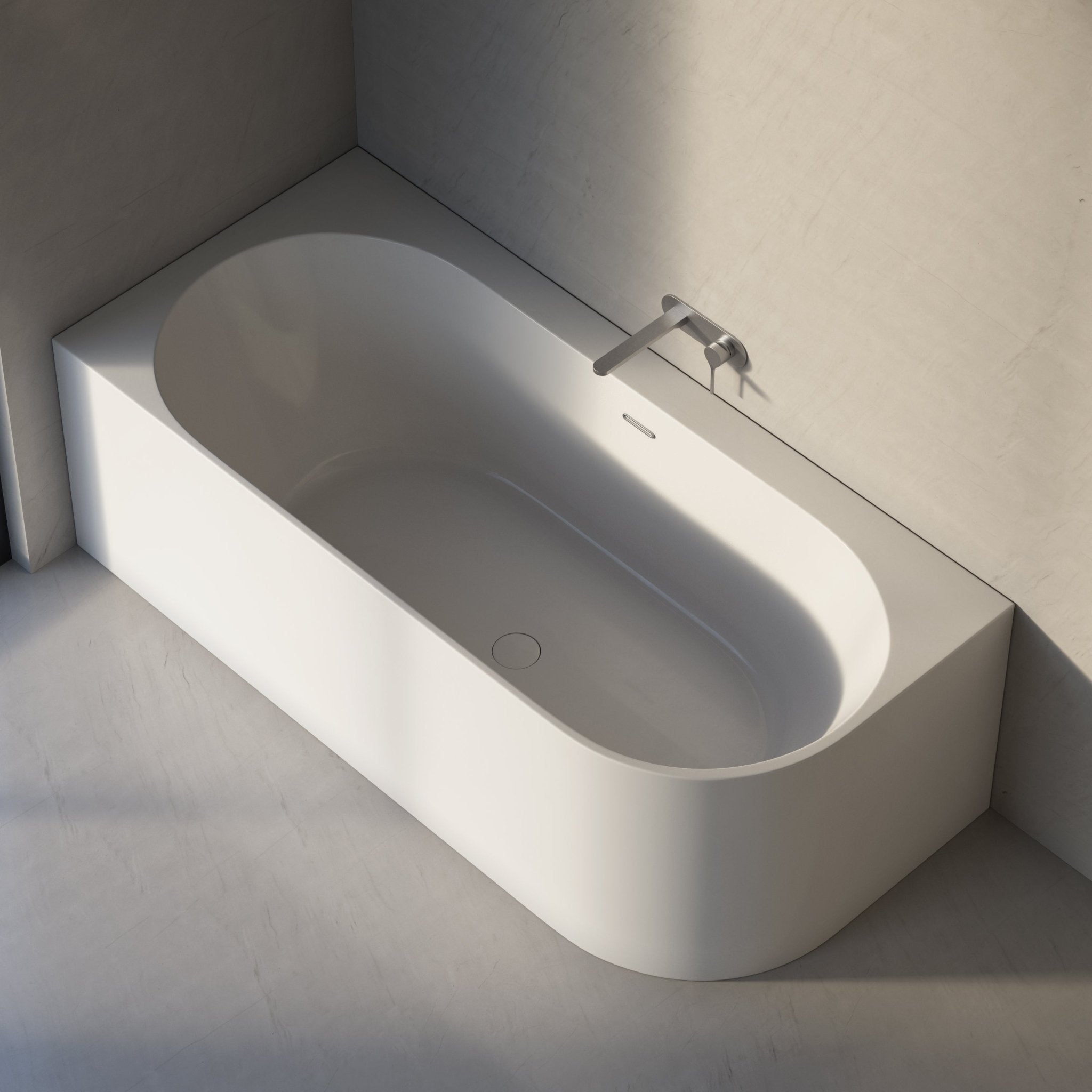 Image of Bastion Back-to-Wall Bath - Cavari