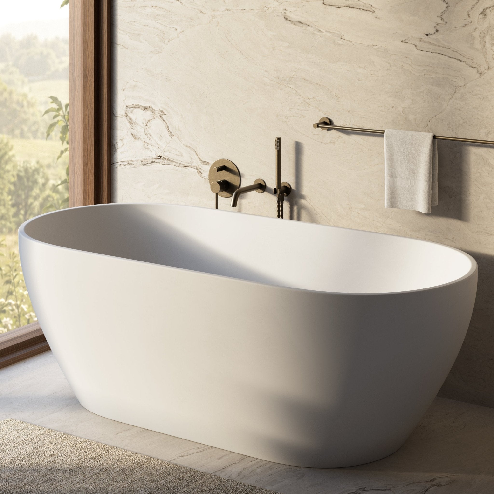 Image of Camber Freestanding Bath - Cavari