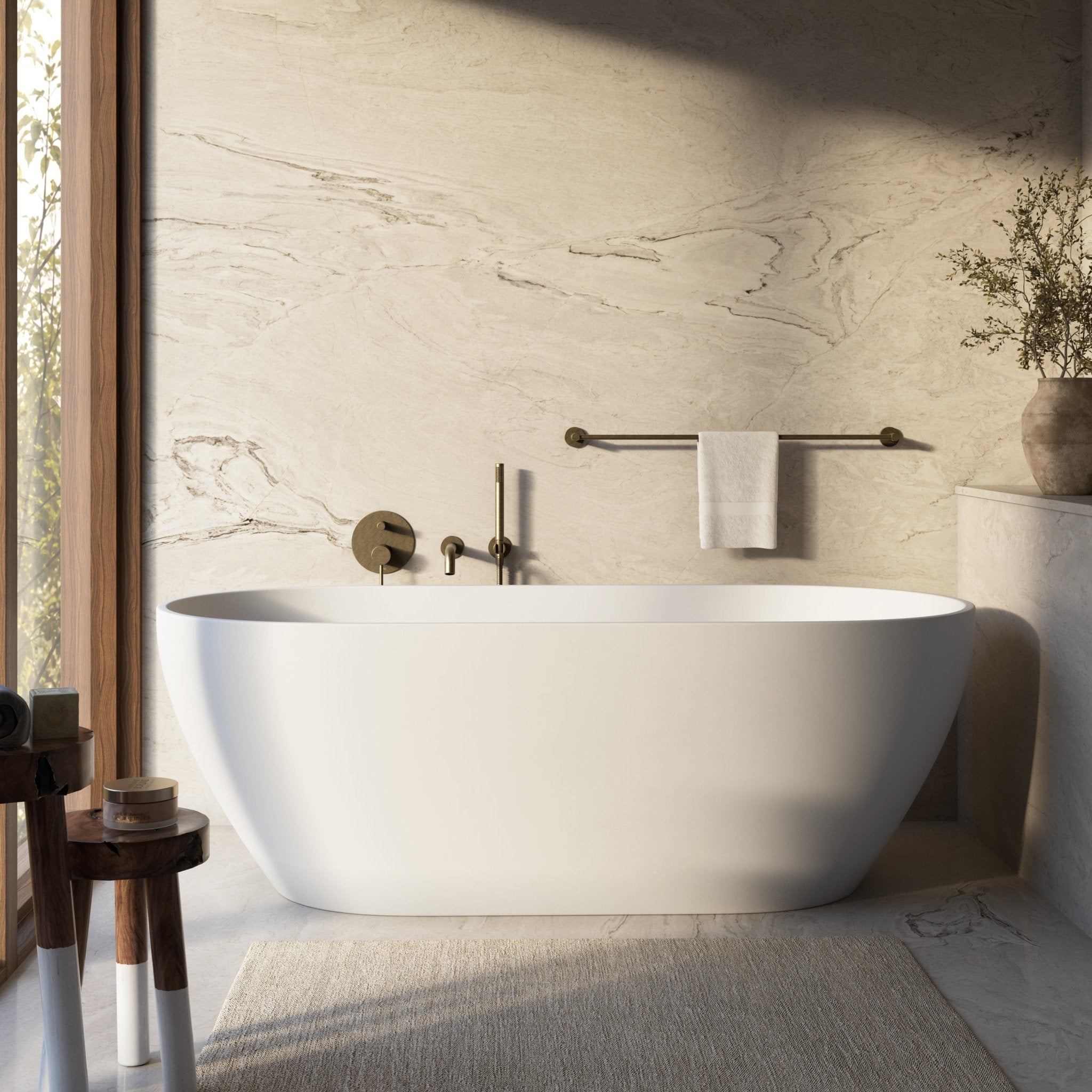 Image of Camber Freestanding Bath - Cavari