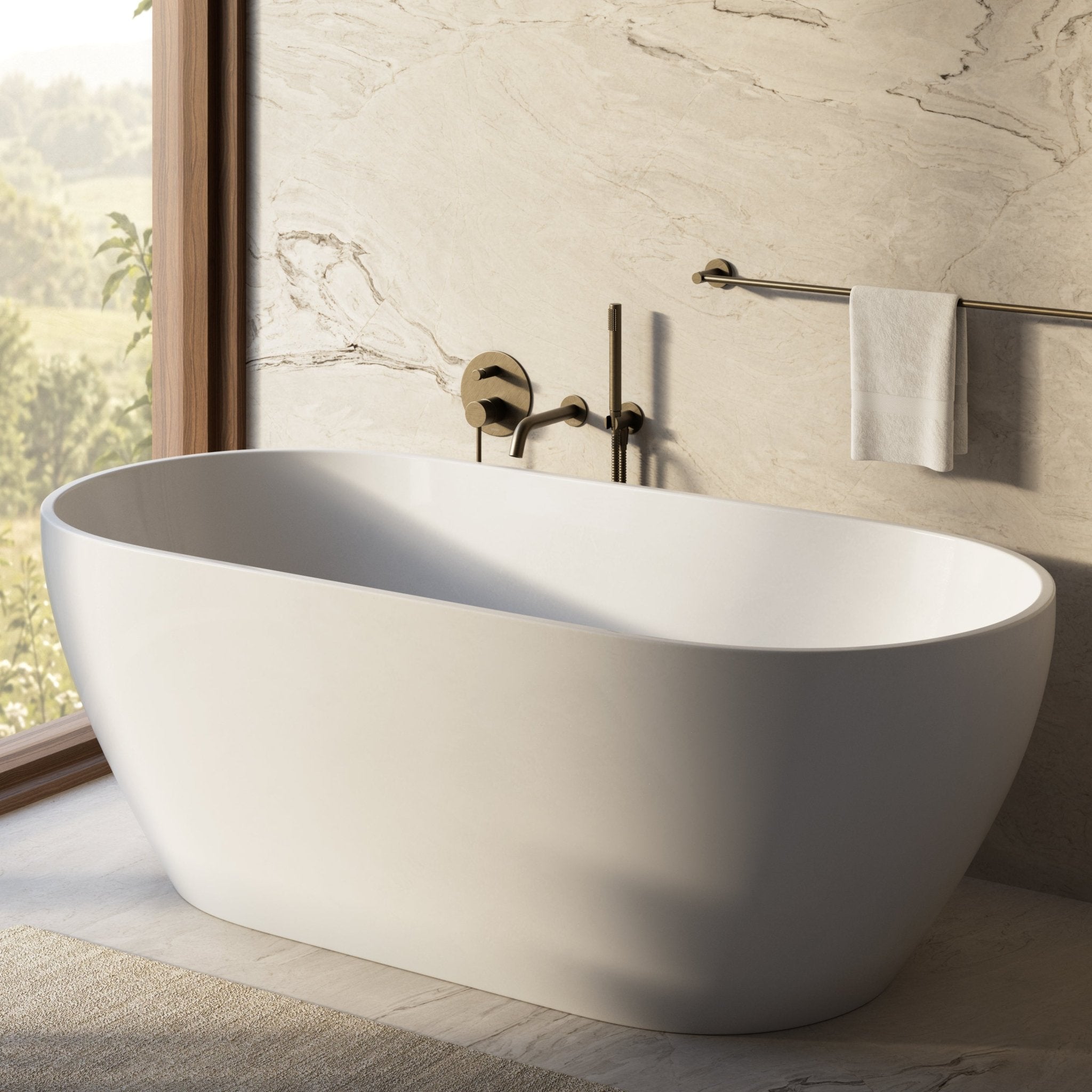 Image of Camber Freestanding Bath - Cavari