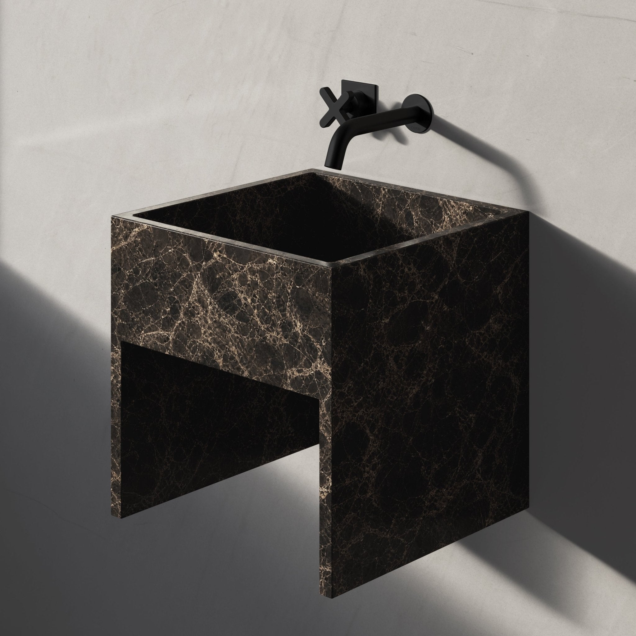 Image of Cubo Wall Basin - Cavari