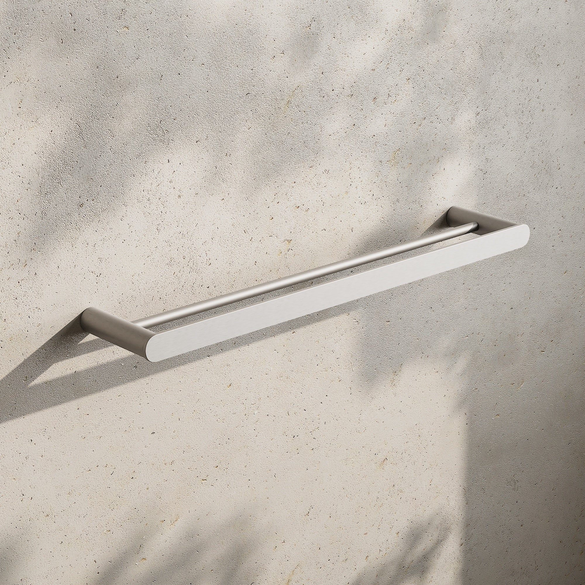 Image of Double Towel Rail 600mm - Flat - Cavari