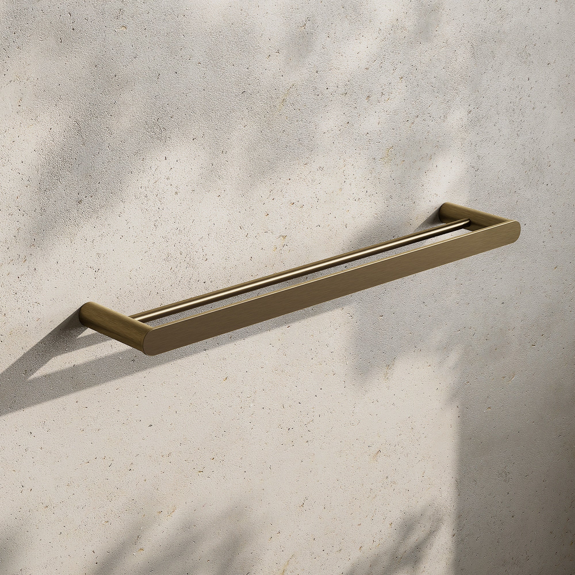 Image of Double Towel Rail 600mm - Flat - Cavari