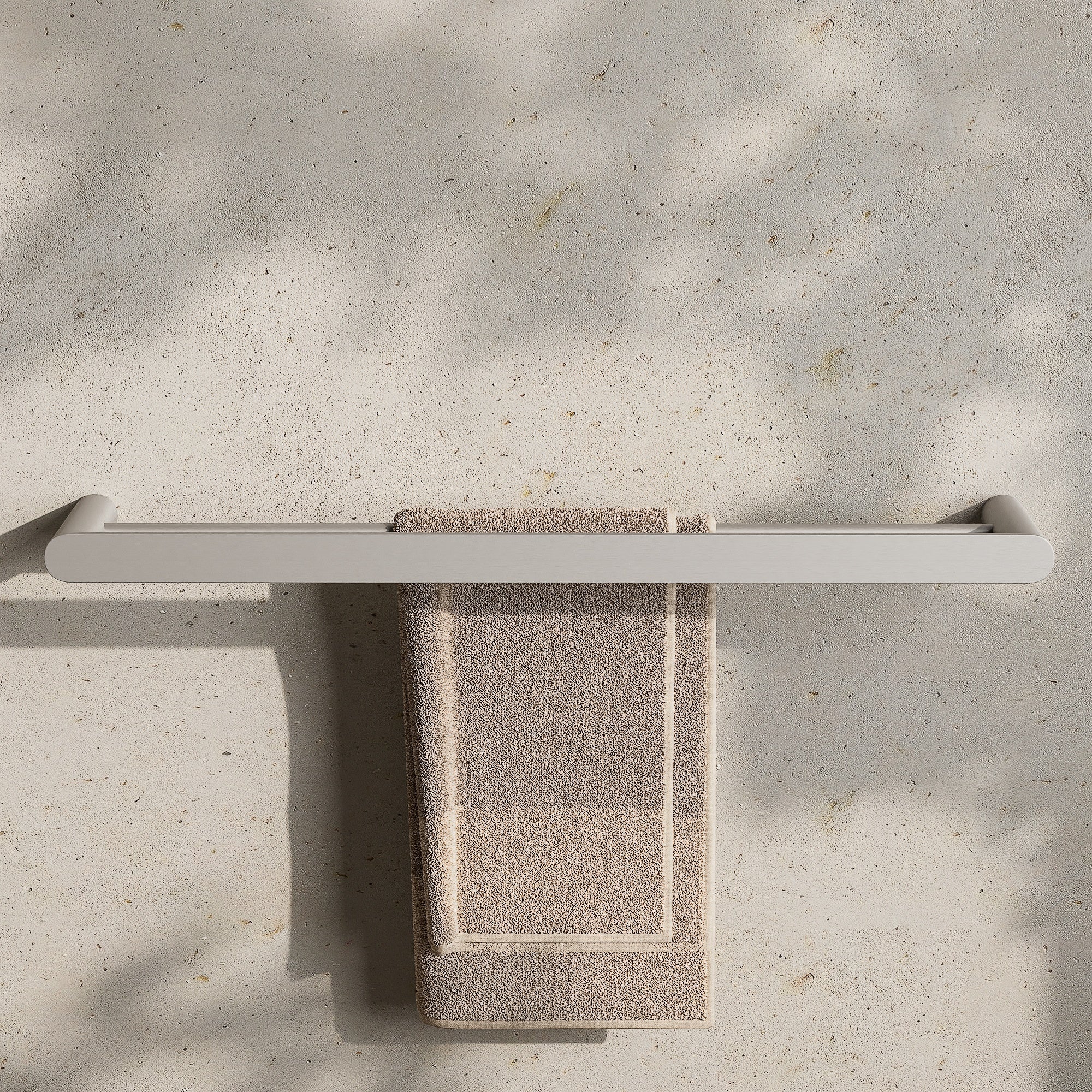 Image of Double Towel Rail 600mm - Flat - Cavari