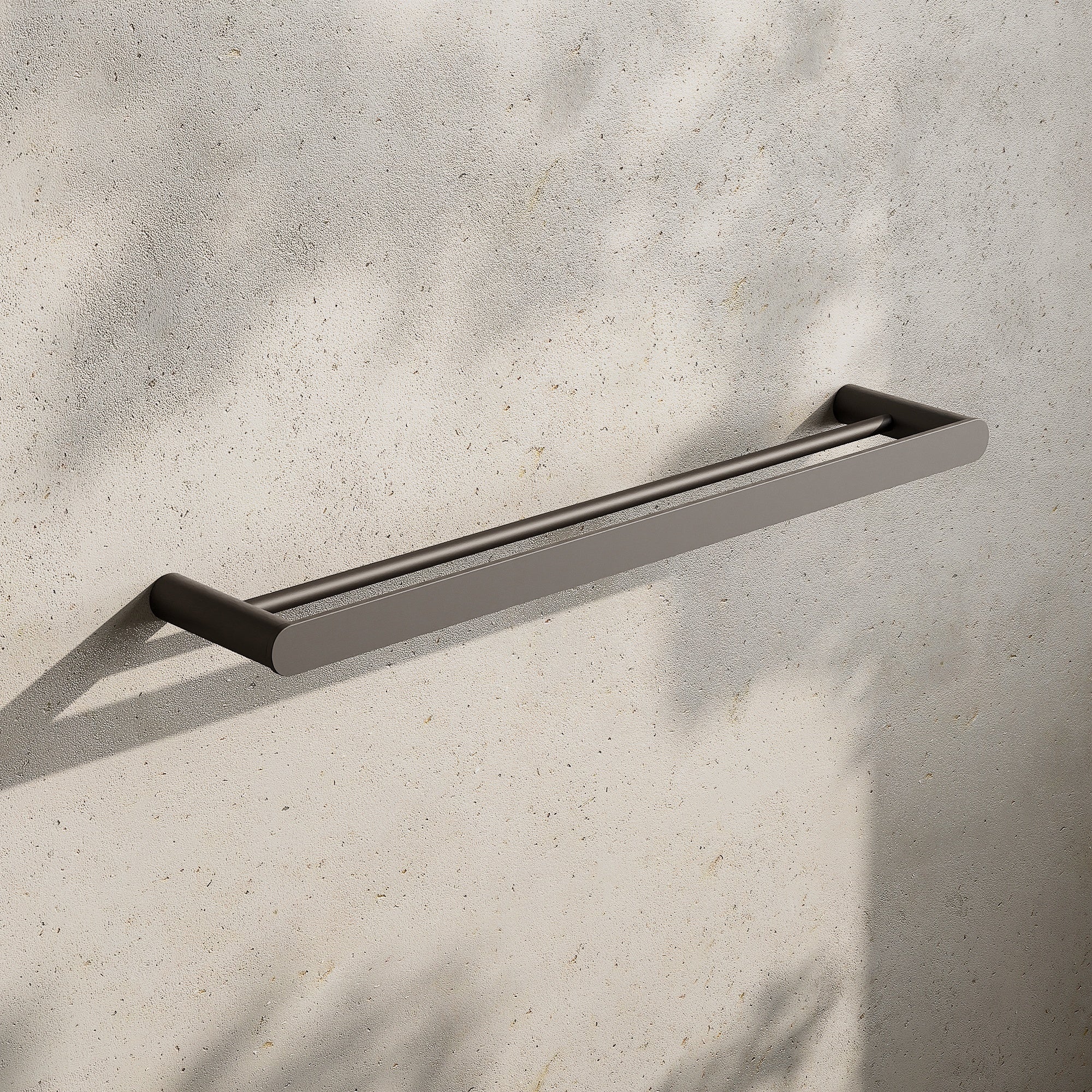 Image of Double Towel Rail 600mm - Flat - Cavari