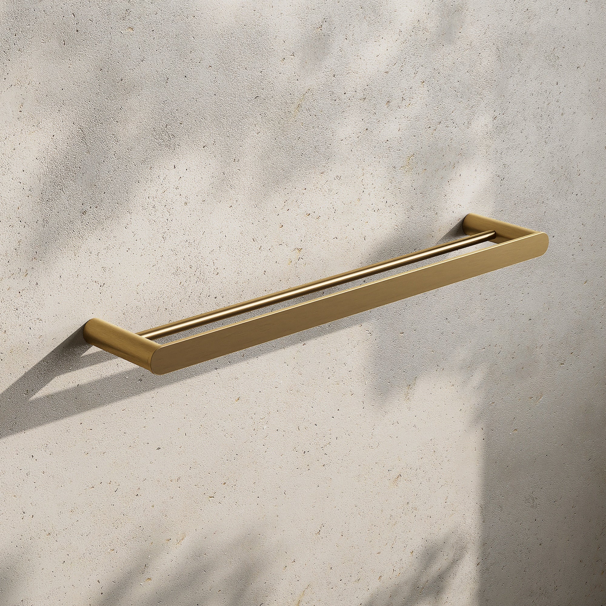 Image of Double Towel Rail 600mm - Flat - Cavari