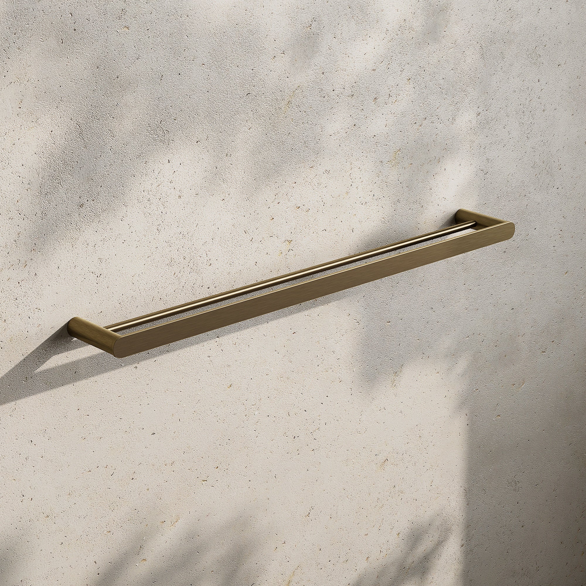Image of Double Towel Rail 800mm - Flat - Cavari