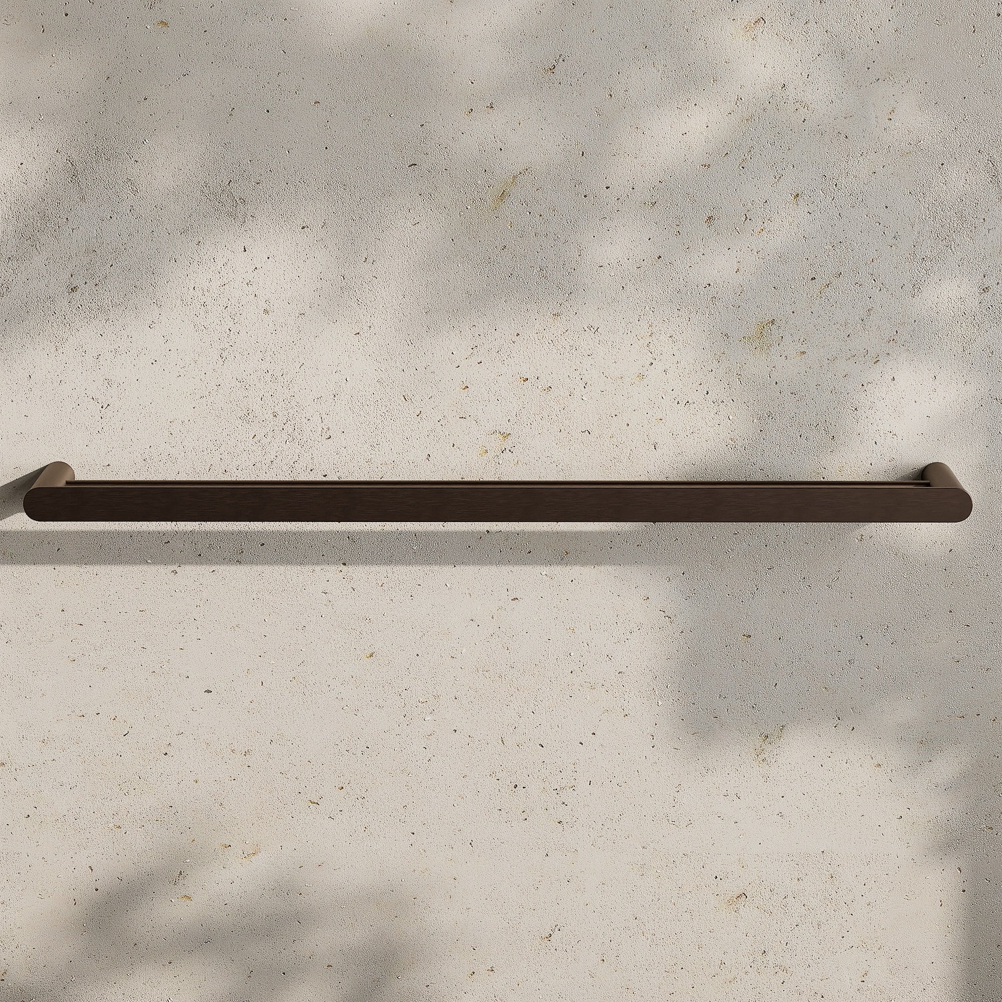 Image of Double Towel Rail 800mm - Flat - Cavari