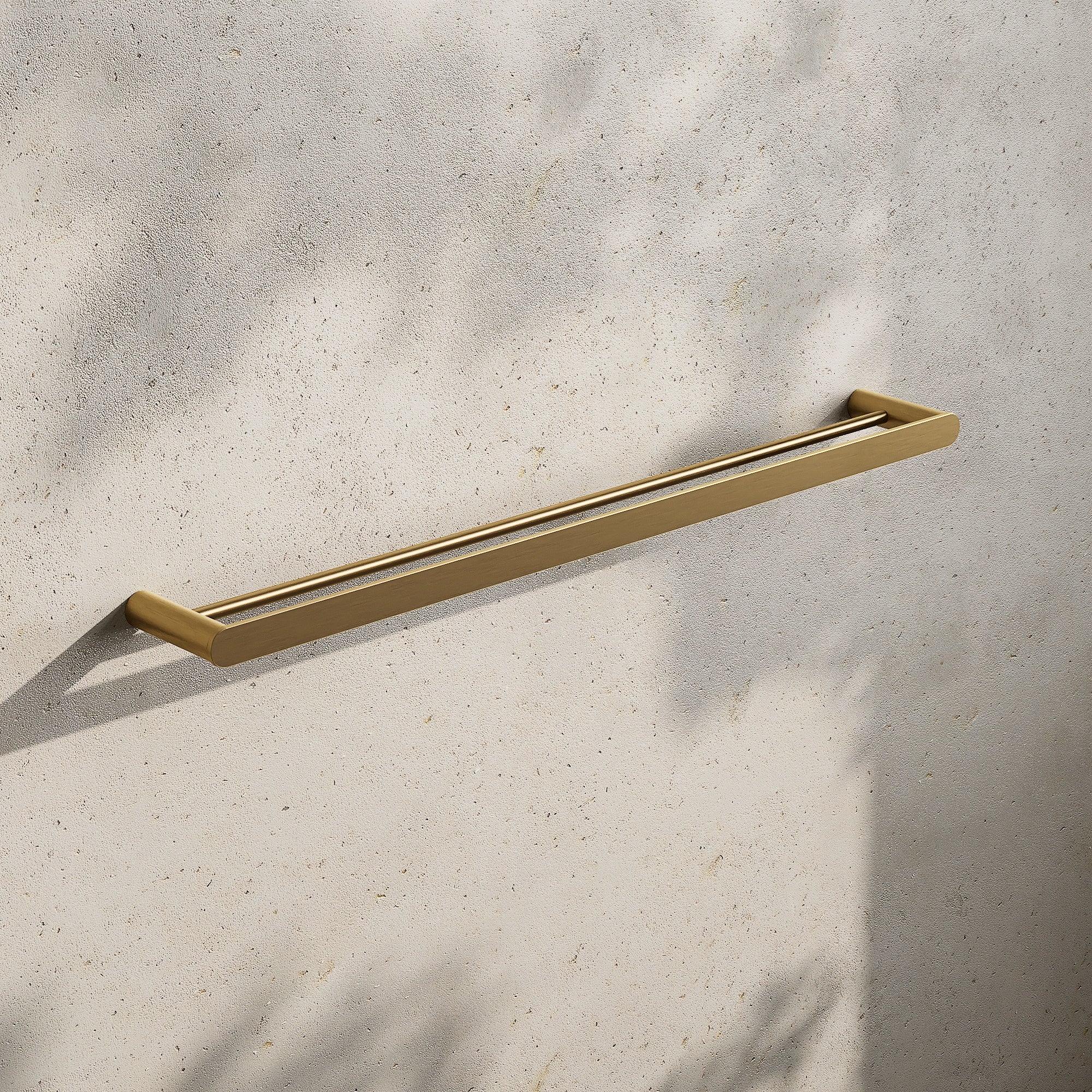 Image of Double Towel Rail 800mm - Flat - Cavari
