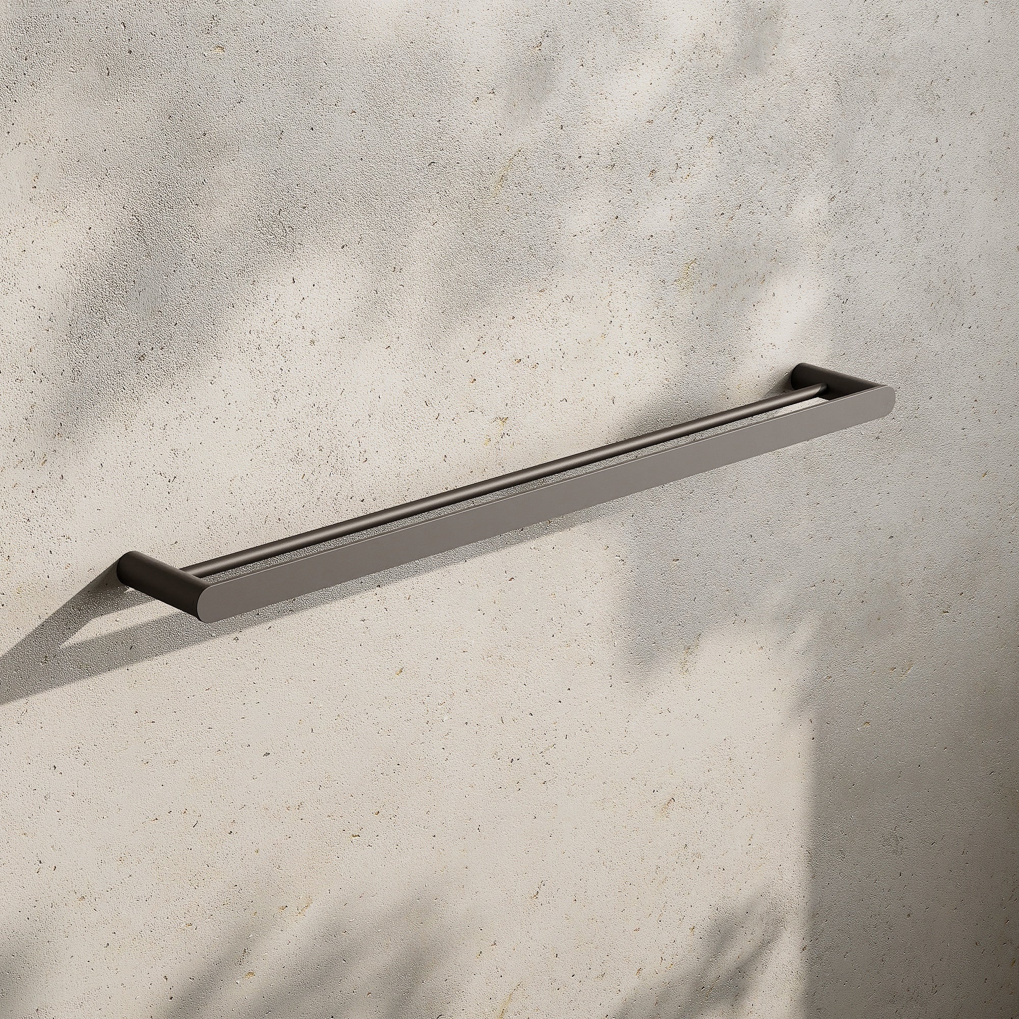 Image of Double Towel Rail 800mm - Flat - Cavari