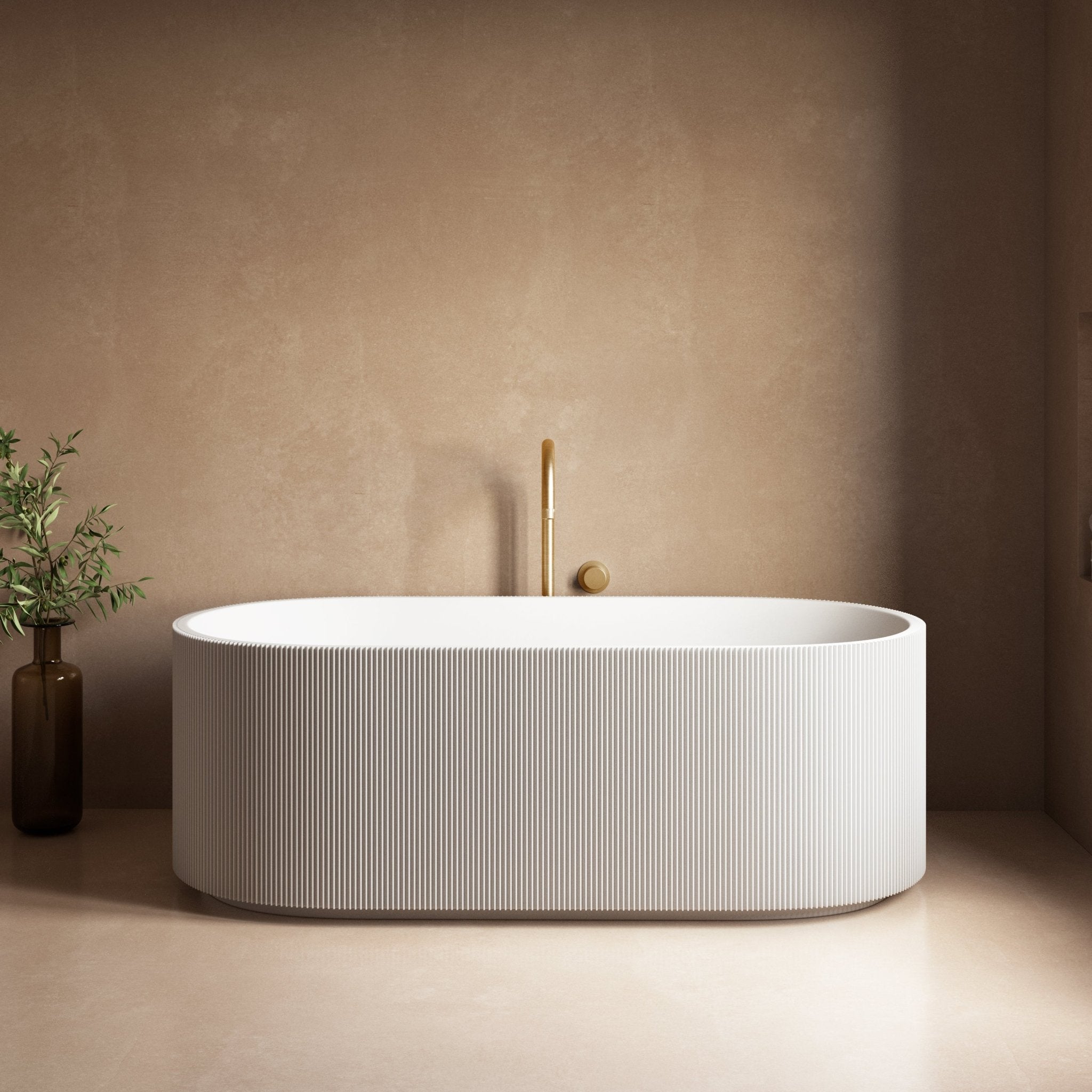 Image of Flute Freestanding Bath - Cavari