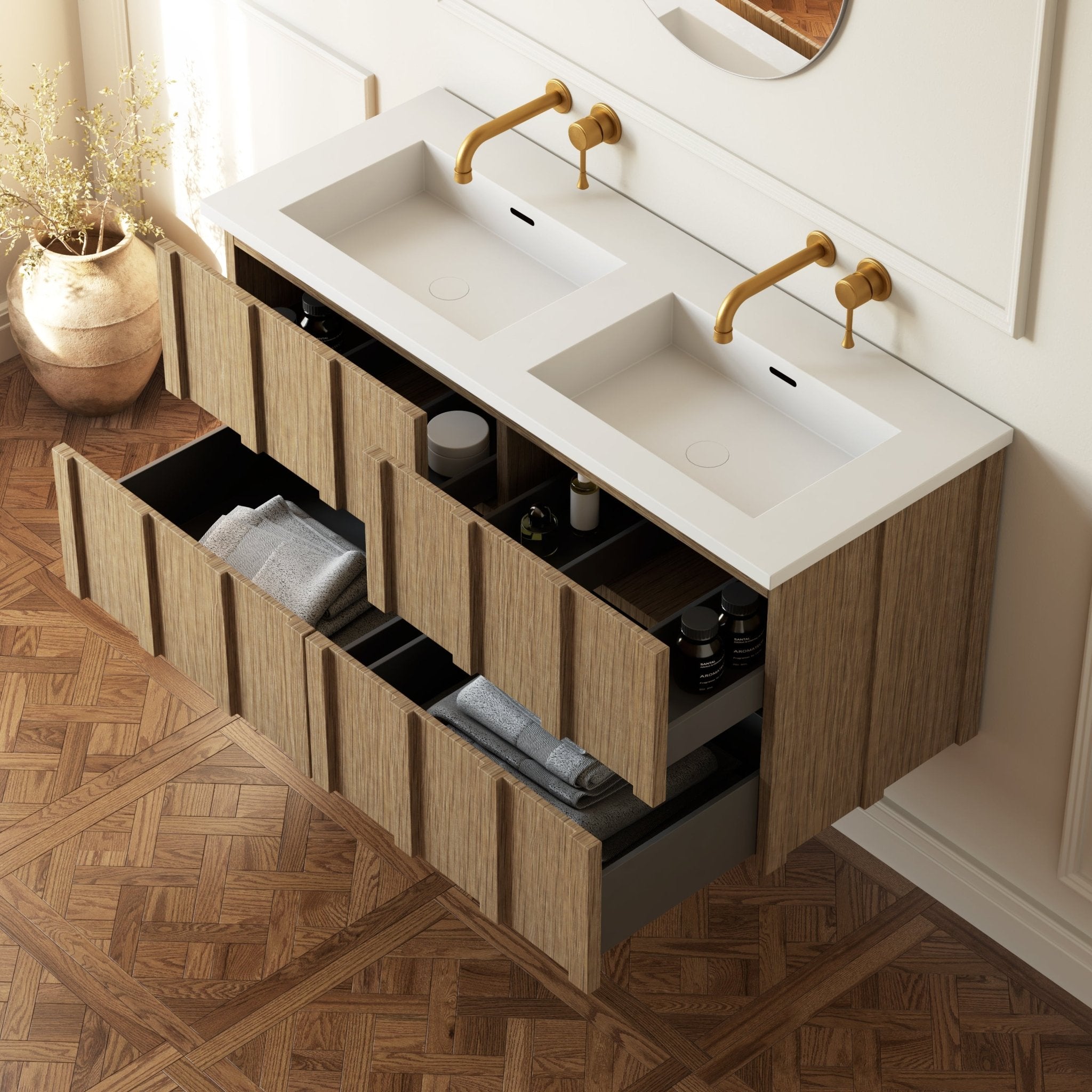 Image of Ledger Double Vanity - Cavari