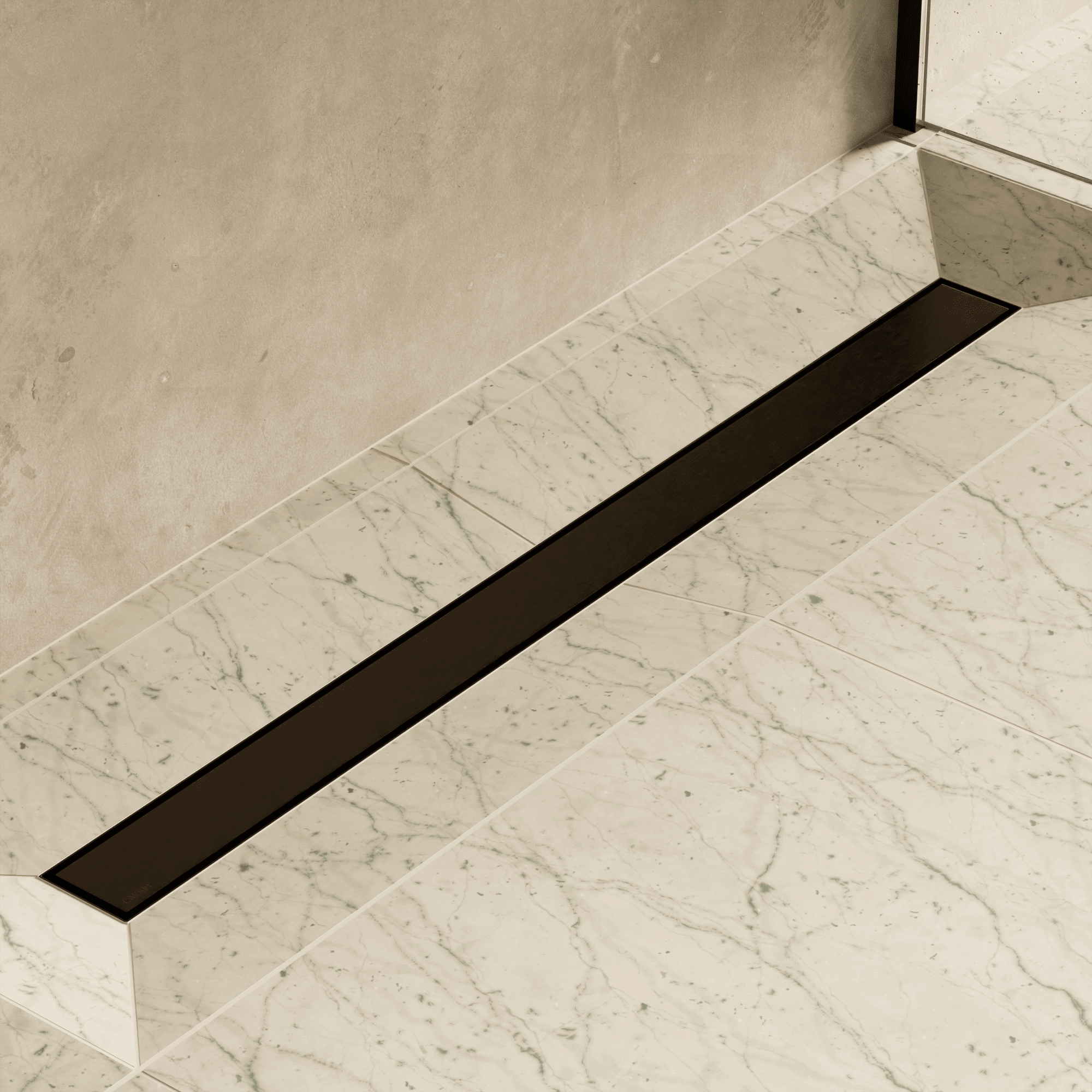 Image of Linear Shower Drain (Tileable) - Cavari