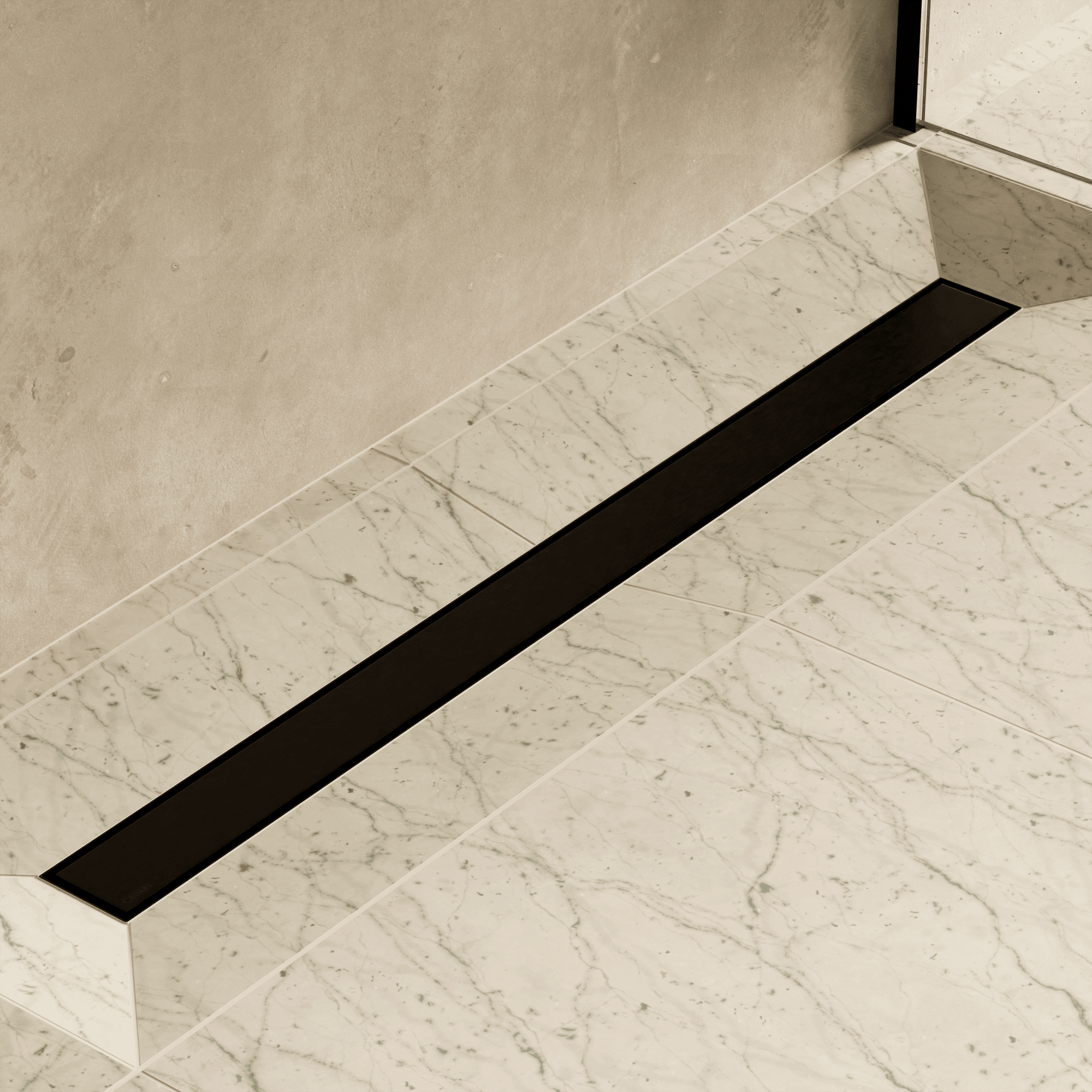 Image of Linear Shower Drain (Tileable) - Cavari