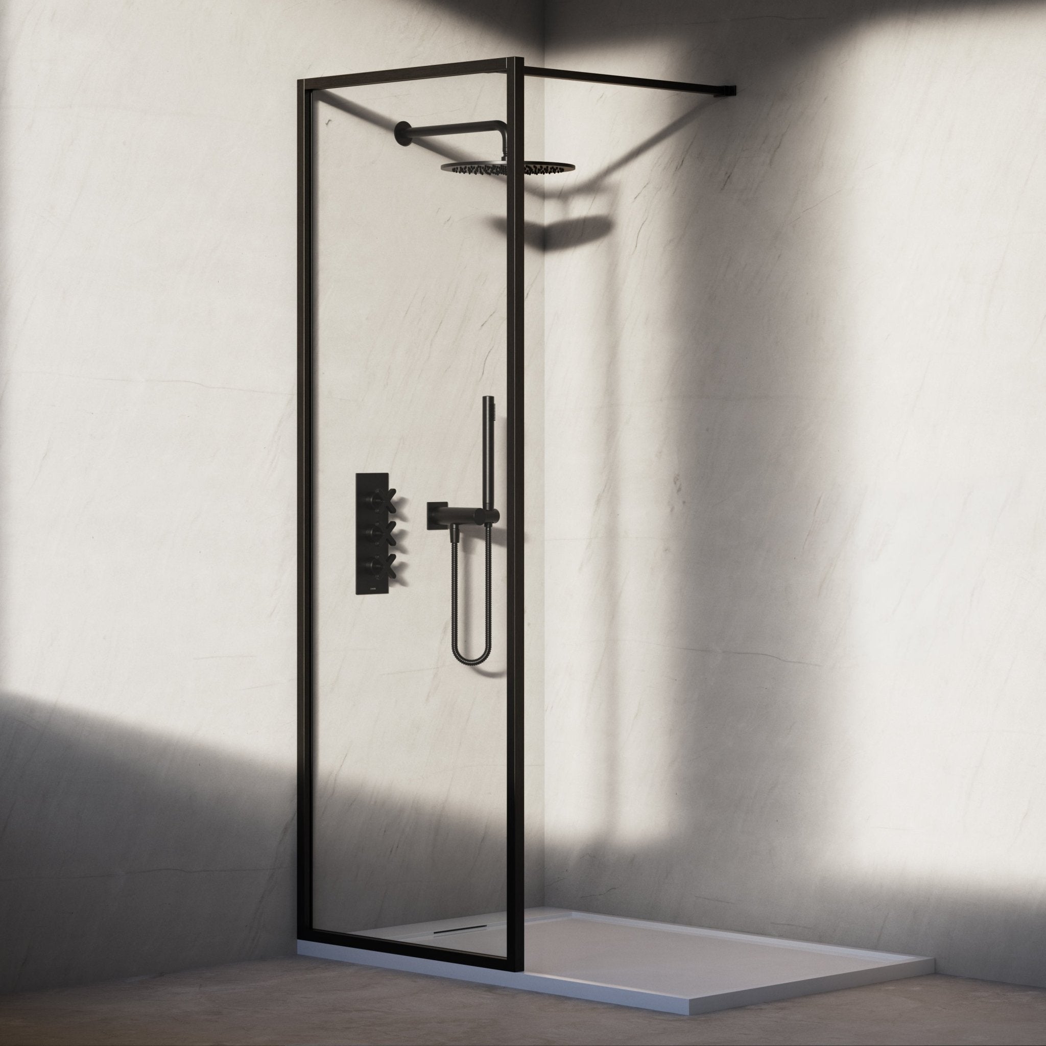 Image of Lucent Shower Screen - Cavari