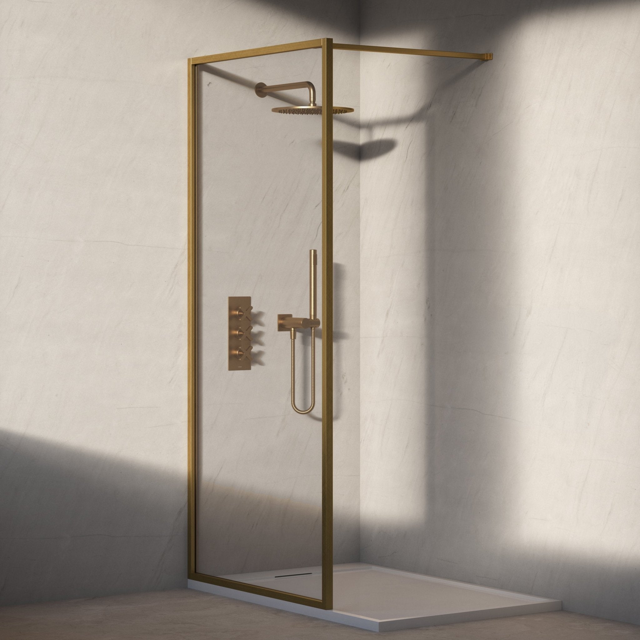 Image of Lucent Shower Screen - Cavari