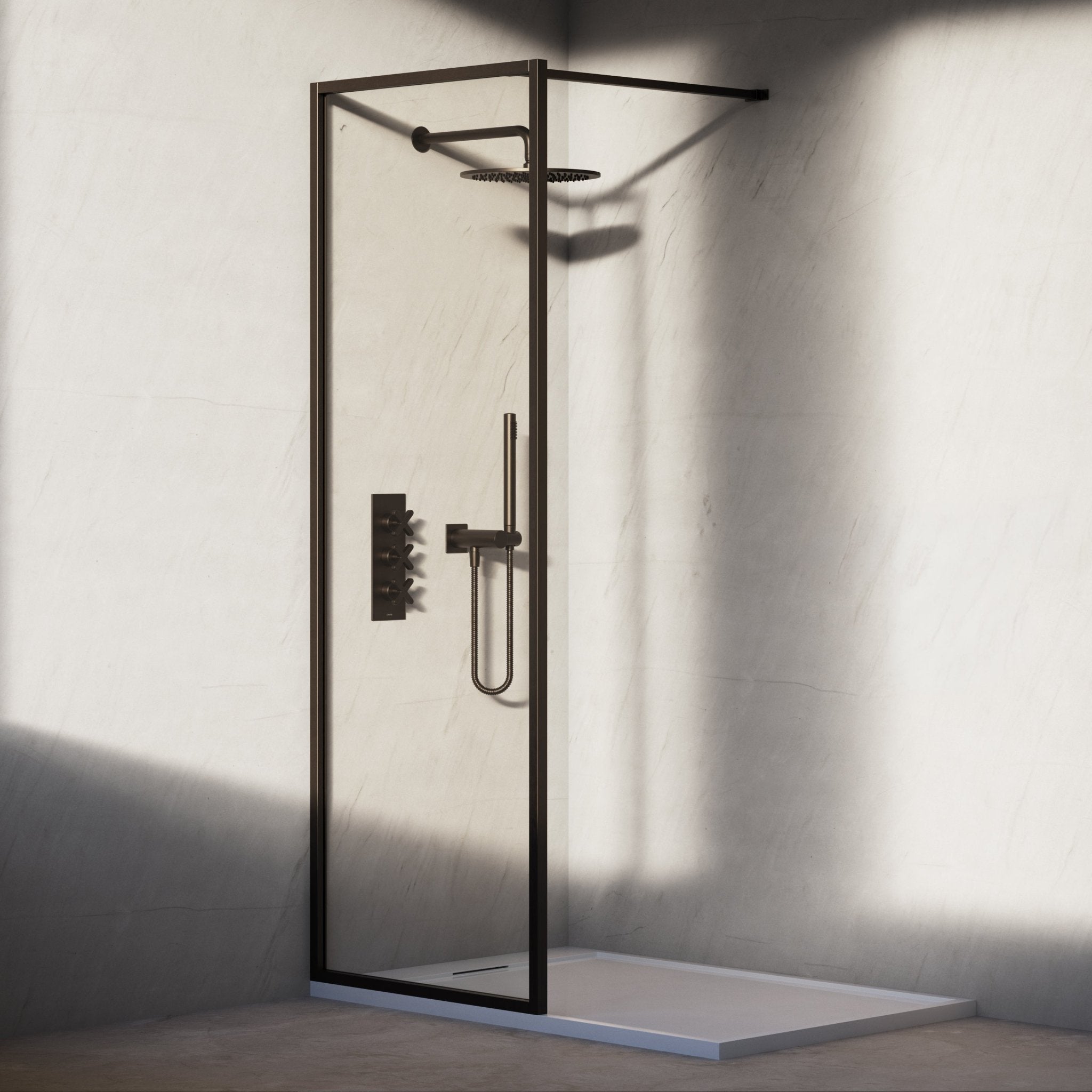 Image of Lucent Shower Screen - Cavari