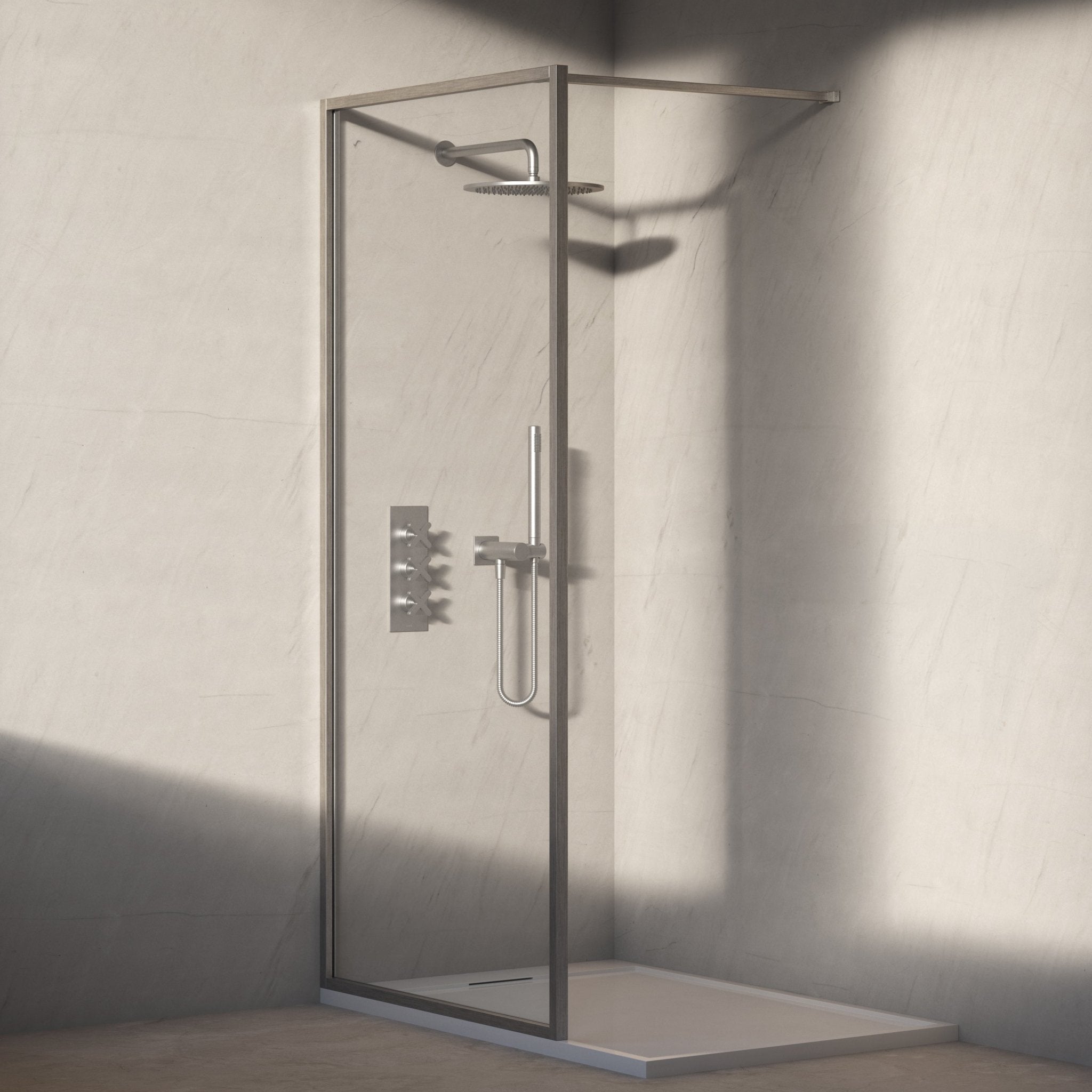 Image of Lucent Shower Screen - Cavari