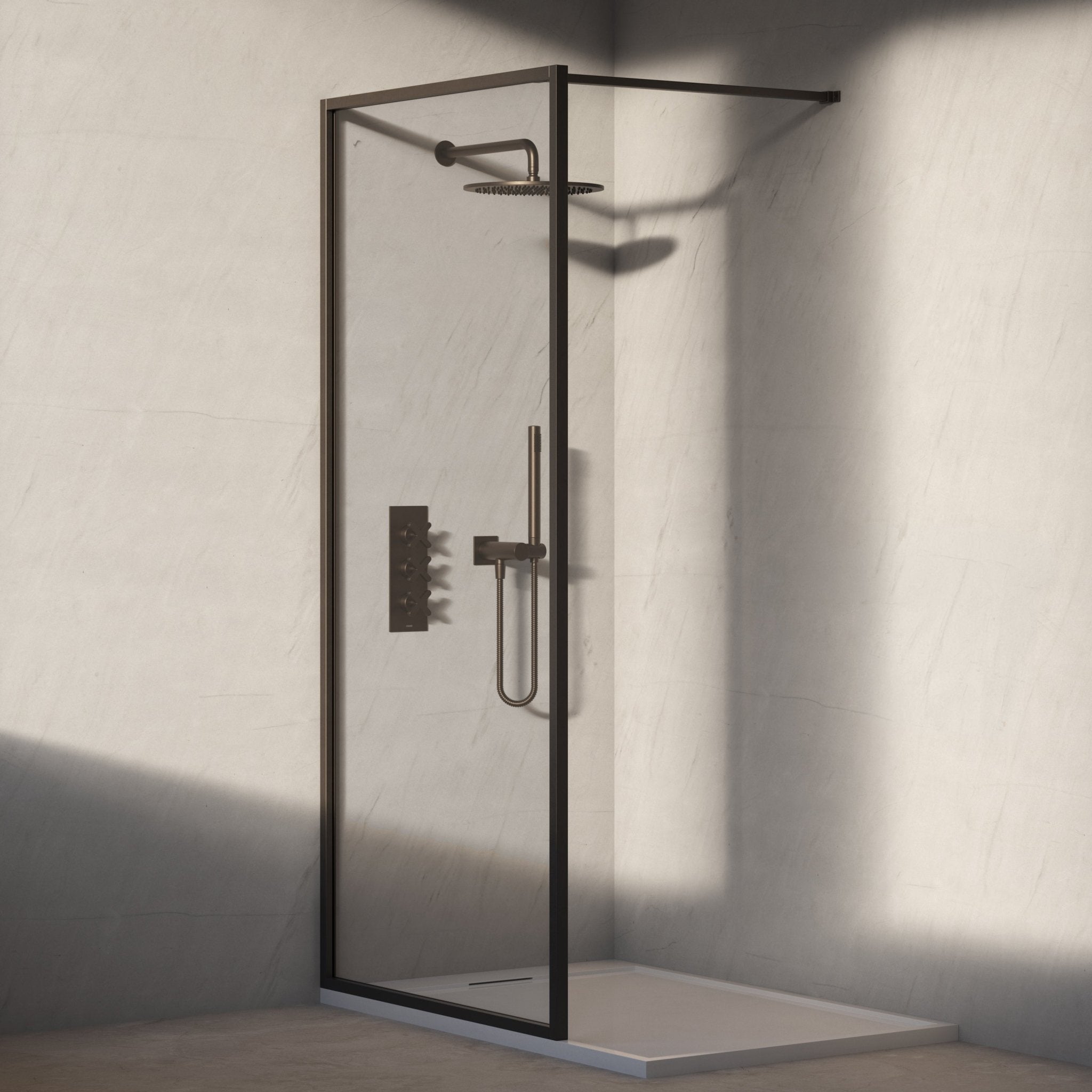 Image of Lucent Shower Screen - Cavari