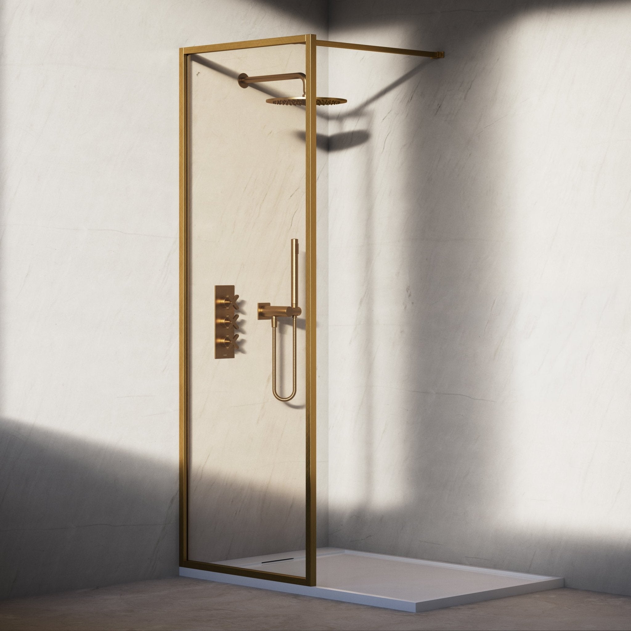 Image of Lucent Shower Screen - Cavari