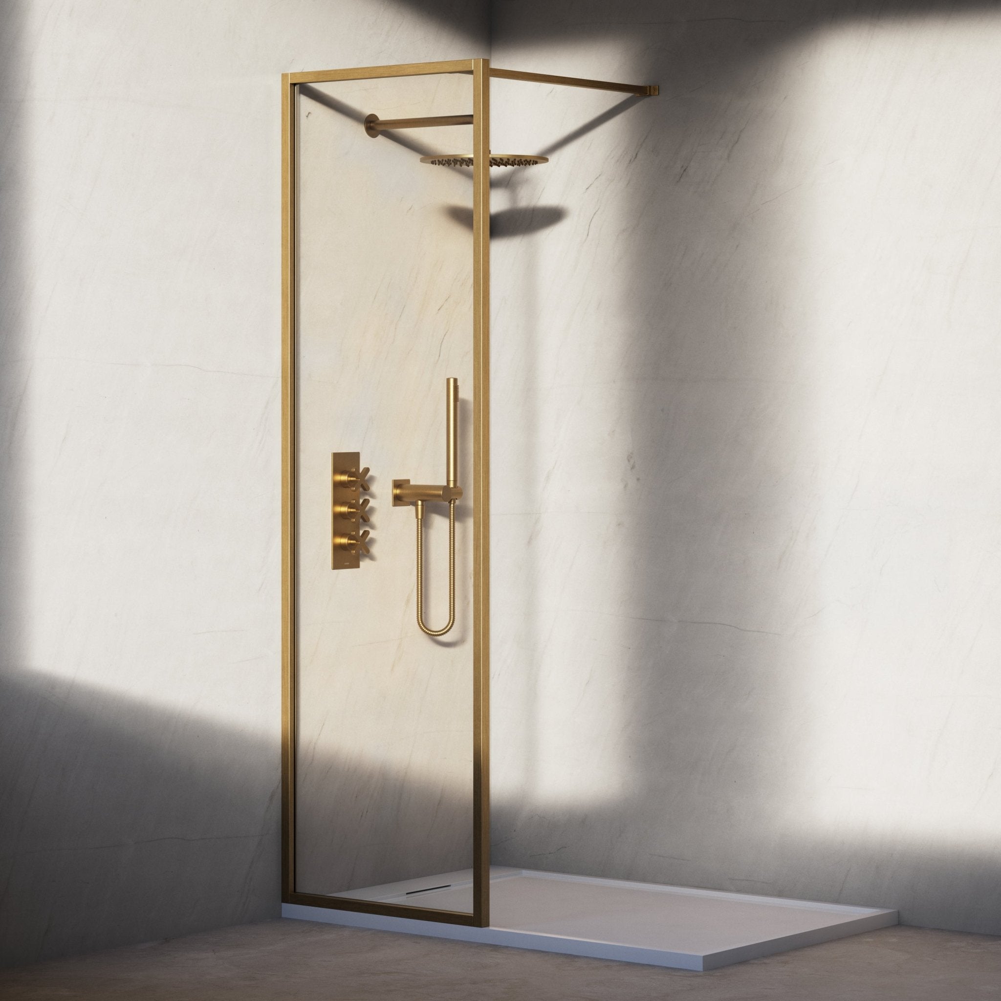 Image of Lucent Shower Screen - Cavari