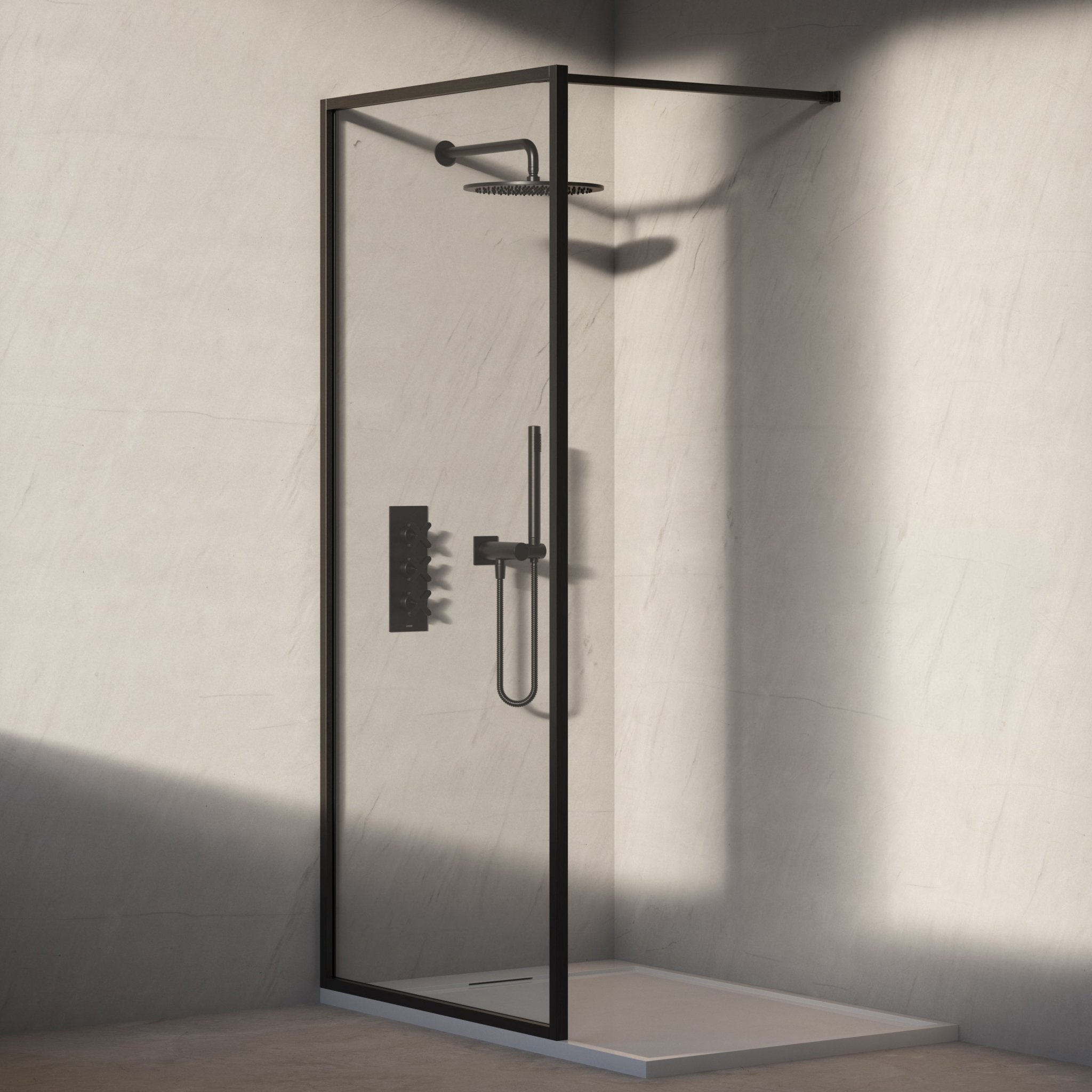 Image of Lucent Shower Screen - Cavari