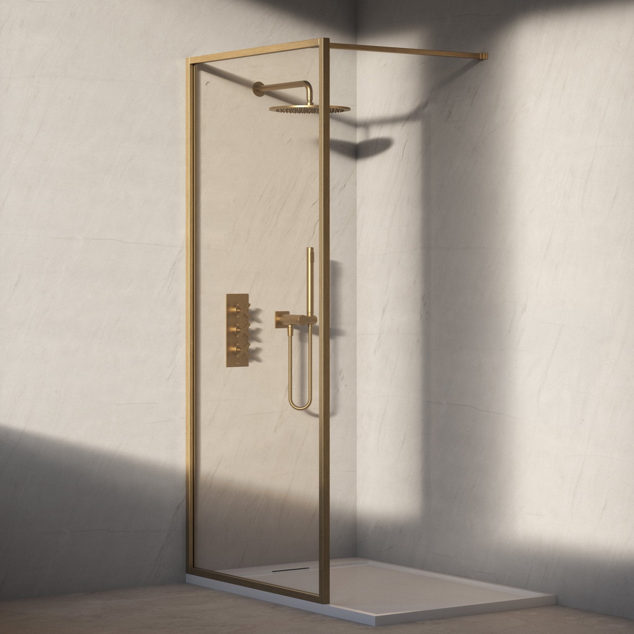 Image of Lucent Shower Screen - Cavari