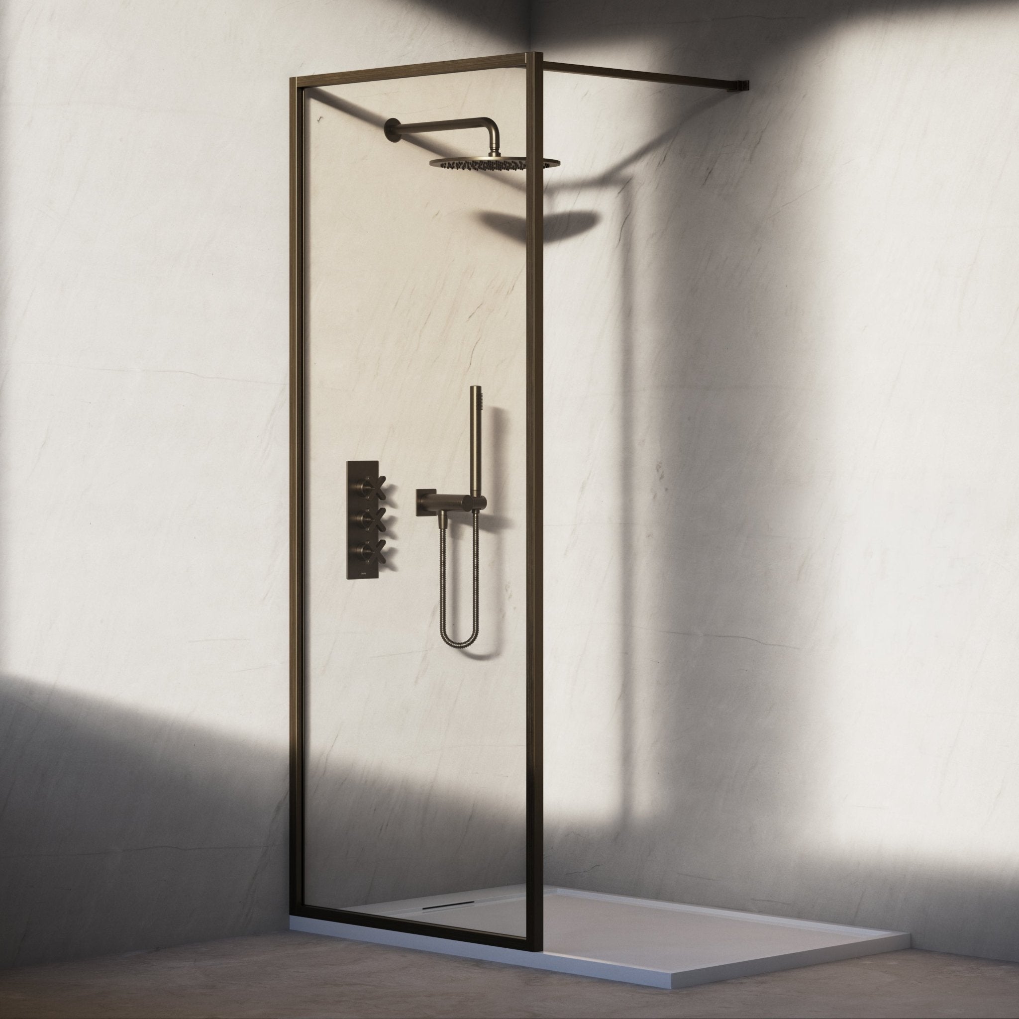 Image of Lucent Shower Screen - Cavari