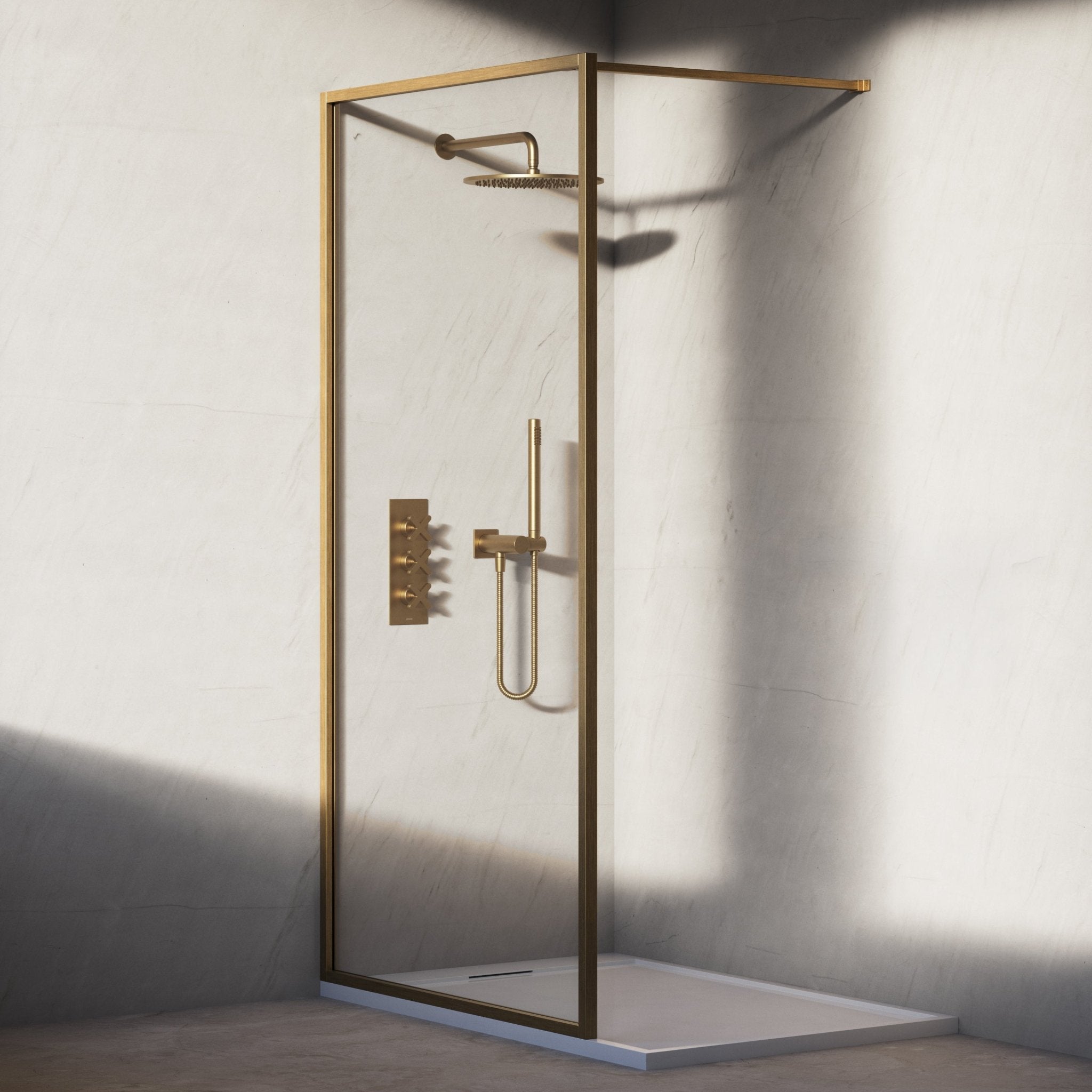 Image of Lucent Shower Screen - Cavari