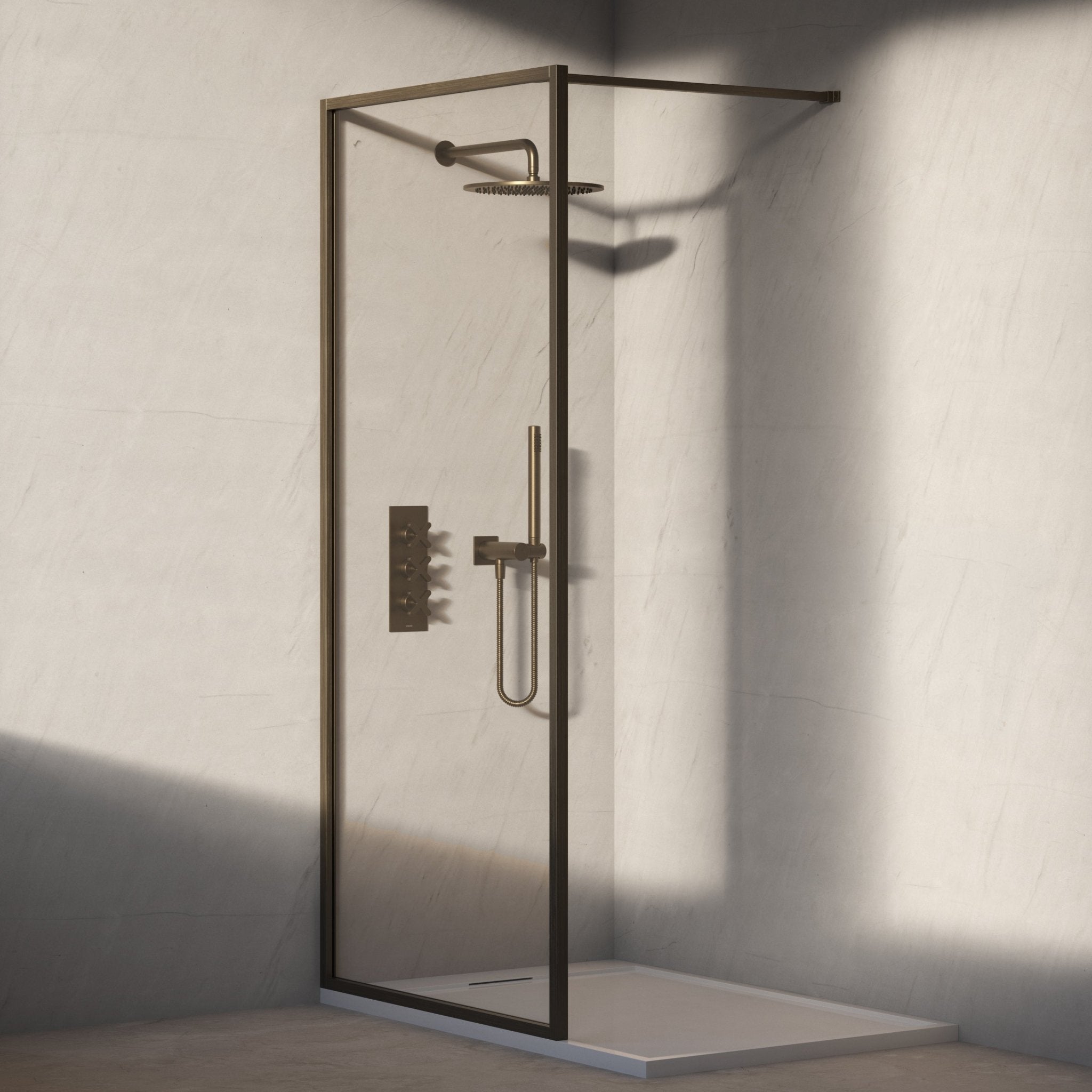 Image of Lucent Shower Screen - Cavari