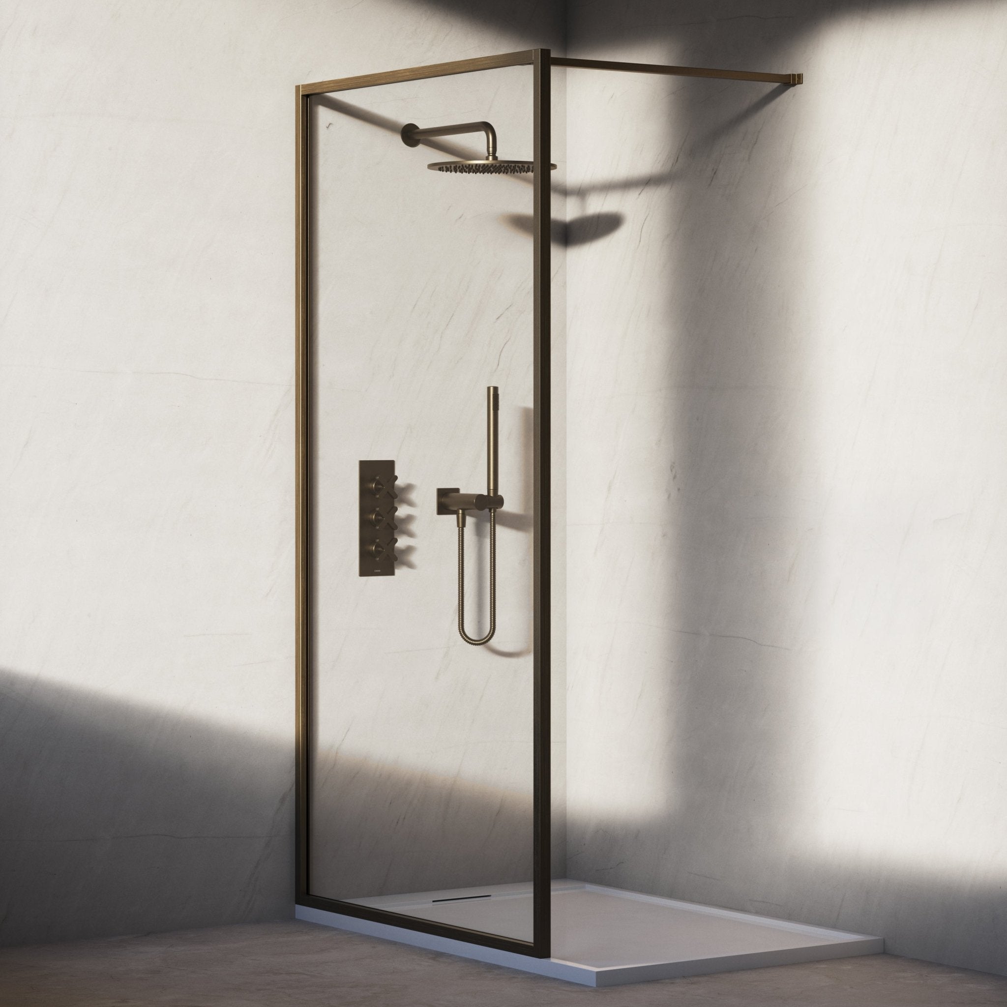 Image of Lucent Shower Screen - Cavari