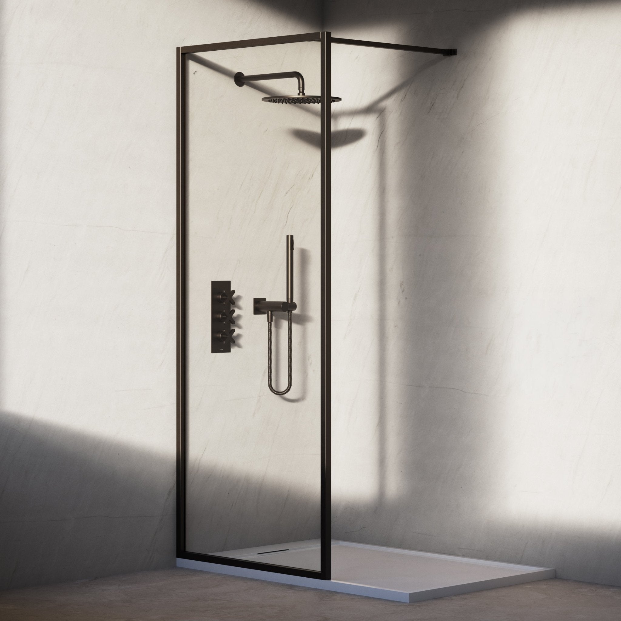 Image of Lucent Shower Screen - Cavari