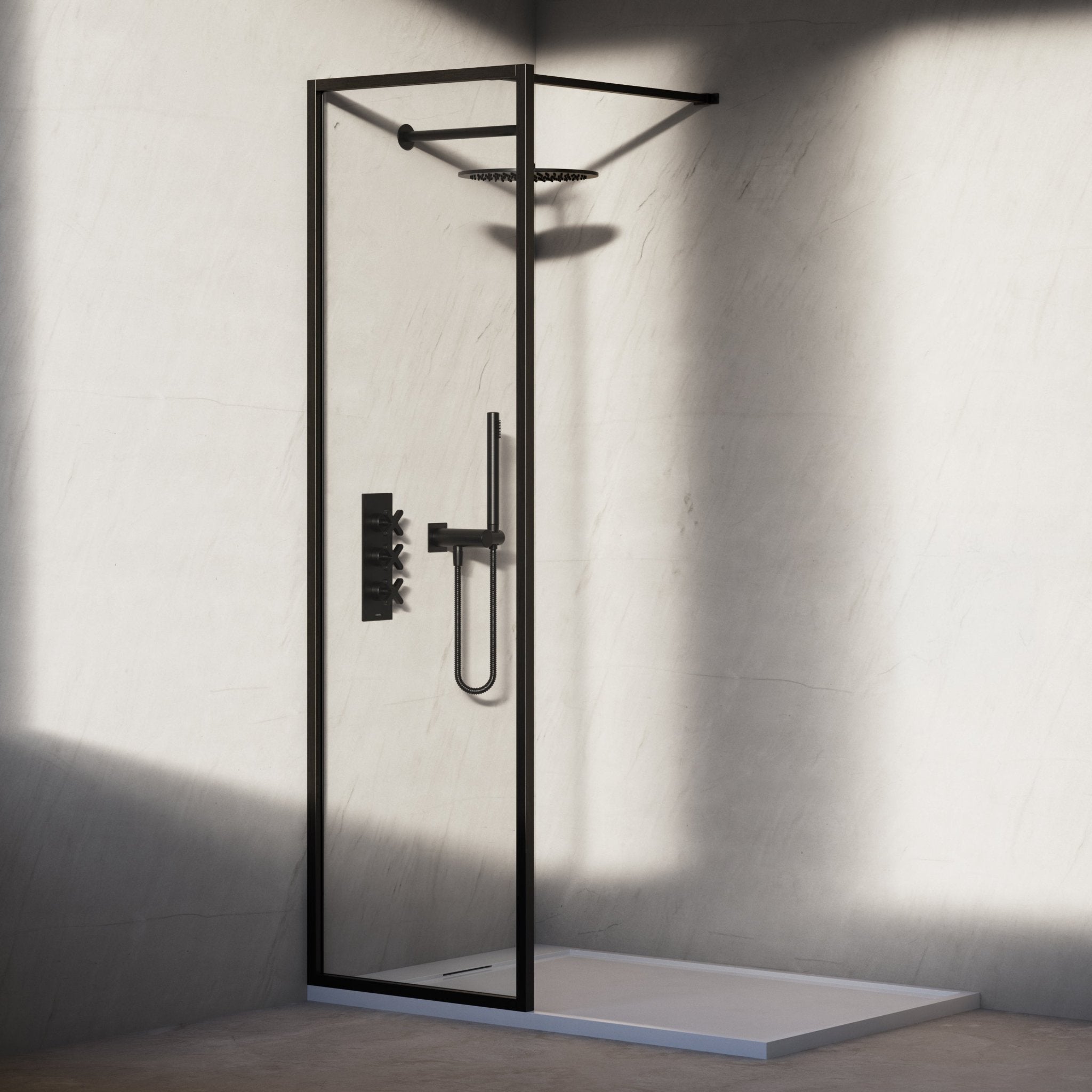 Image of Lucent Shower Screen - Cavari