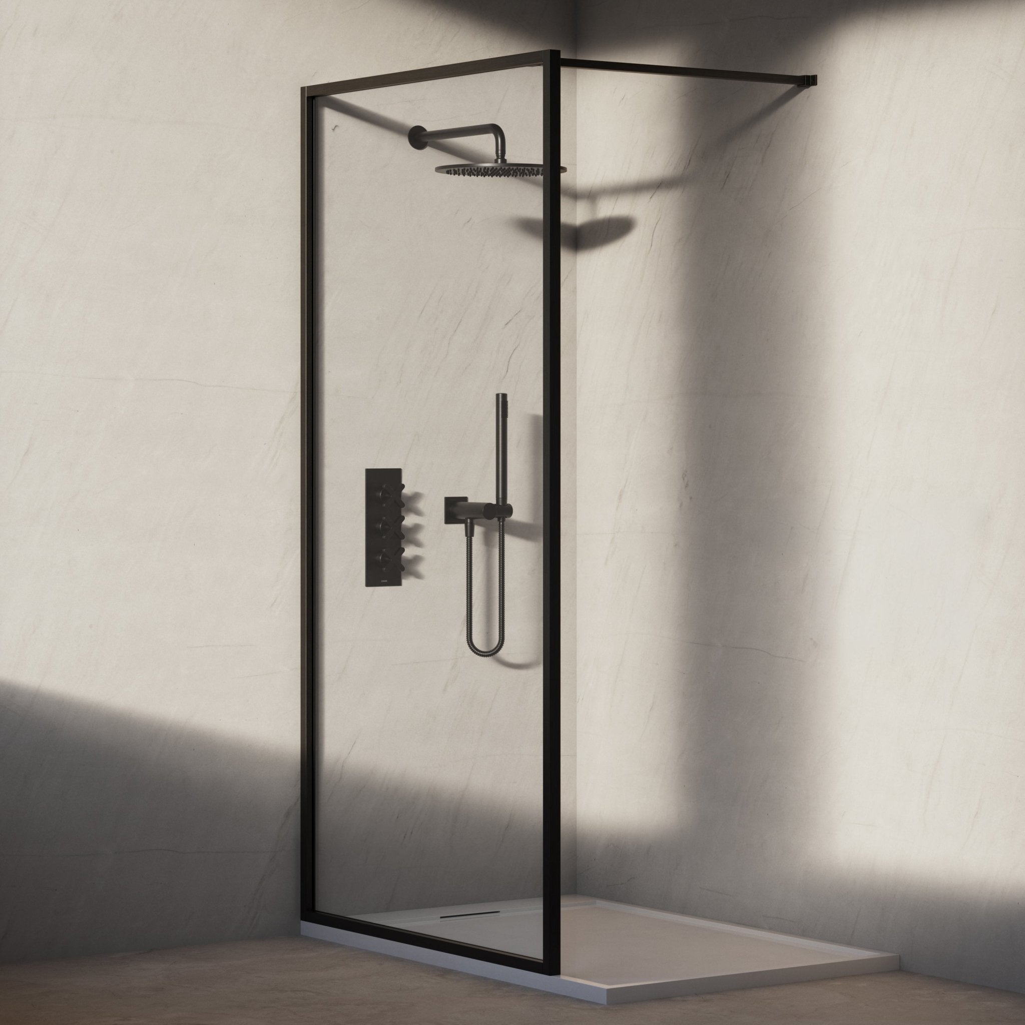 Image of Lucent Shower Screen - Cavari