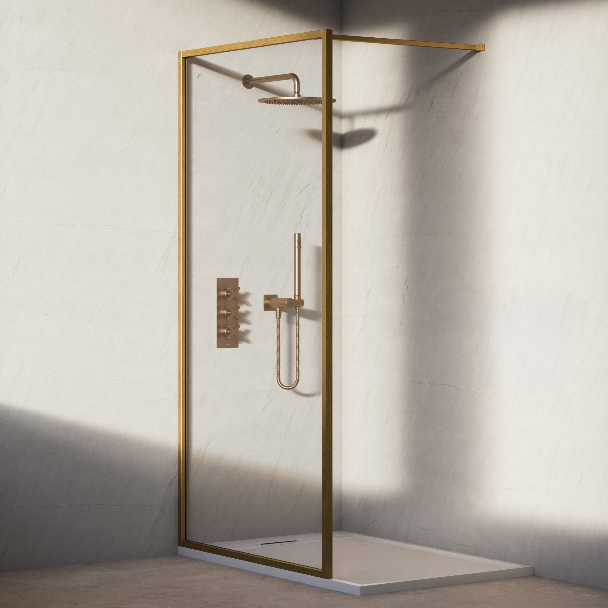 Image of Lucent Shower Screen - Cavari
