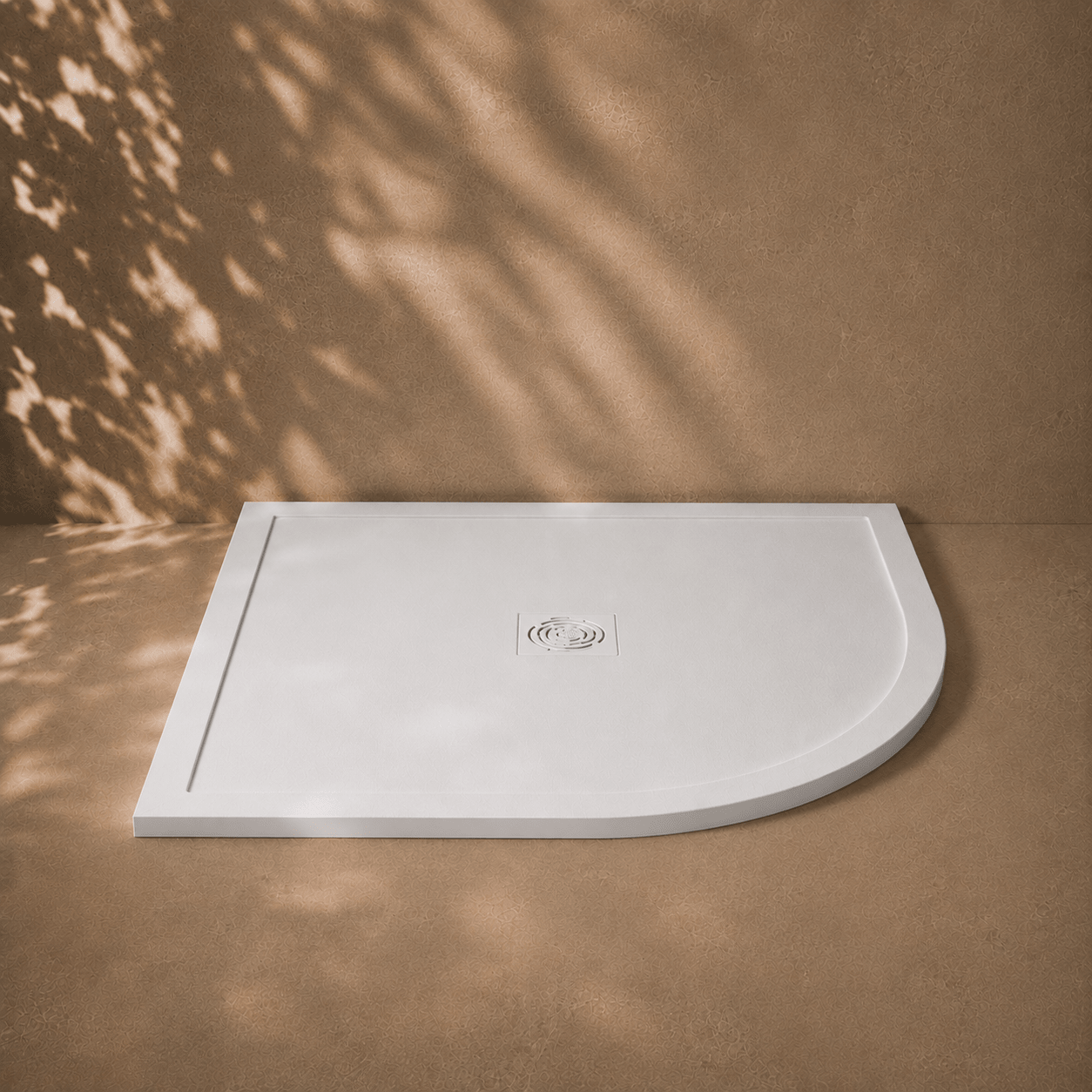 Image of Midra Quadrant Stone Shower Tray - Cavari