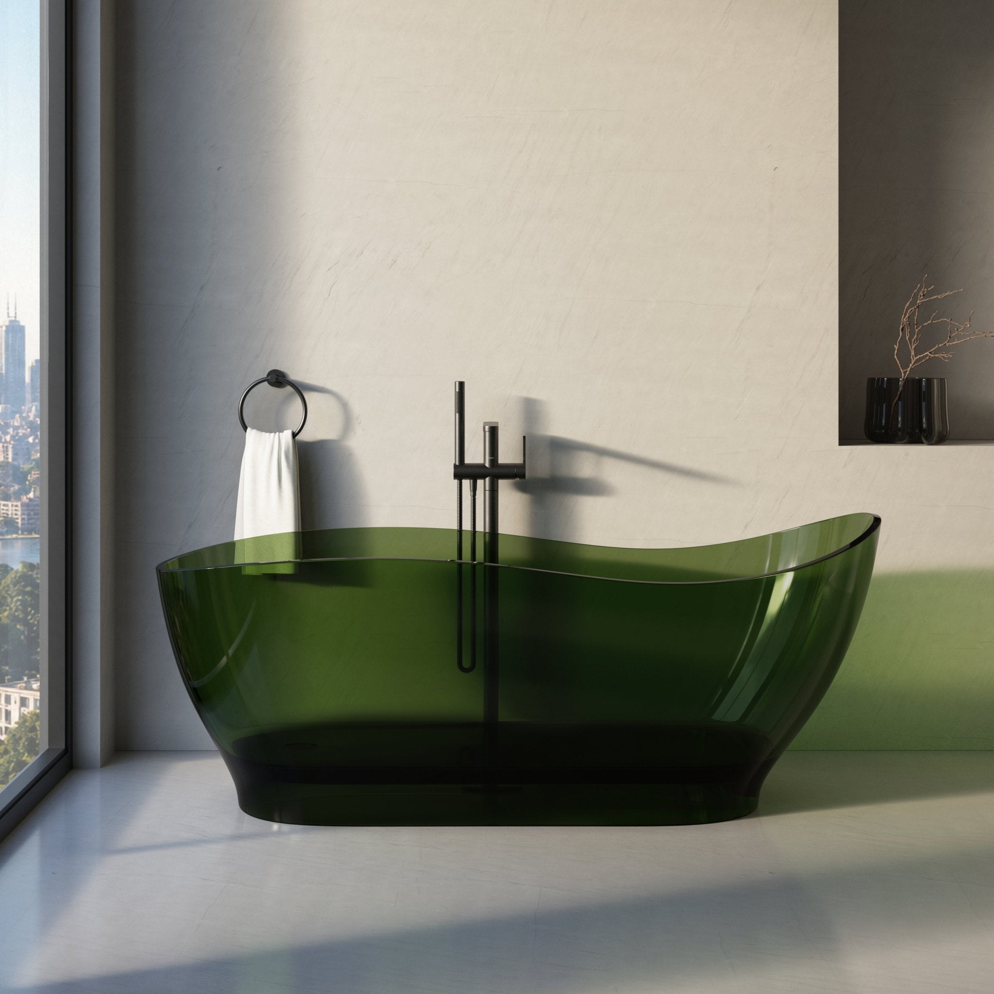 Image of Noir Freestanding Bath - Cavari
