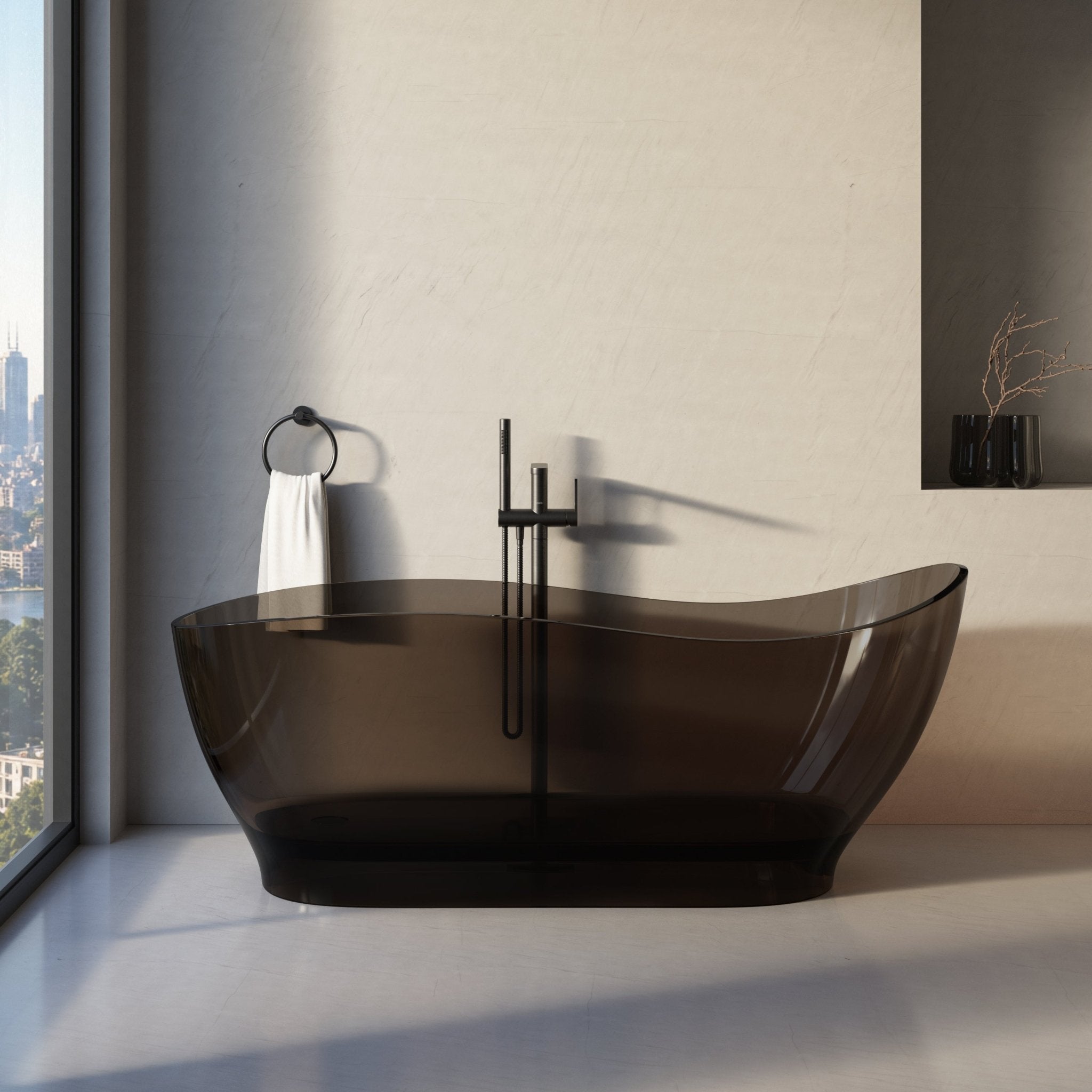 Image of Noir Freestanding Bath - Cavari