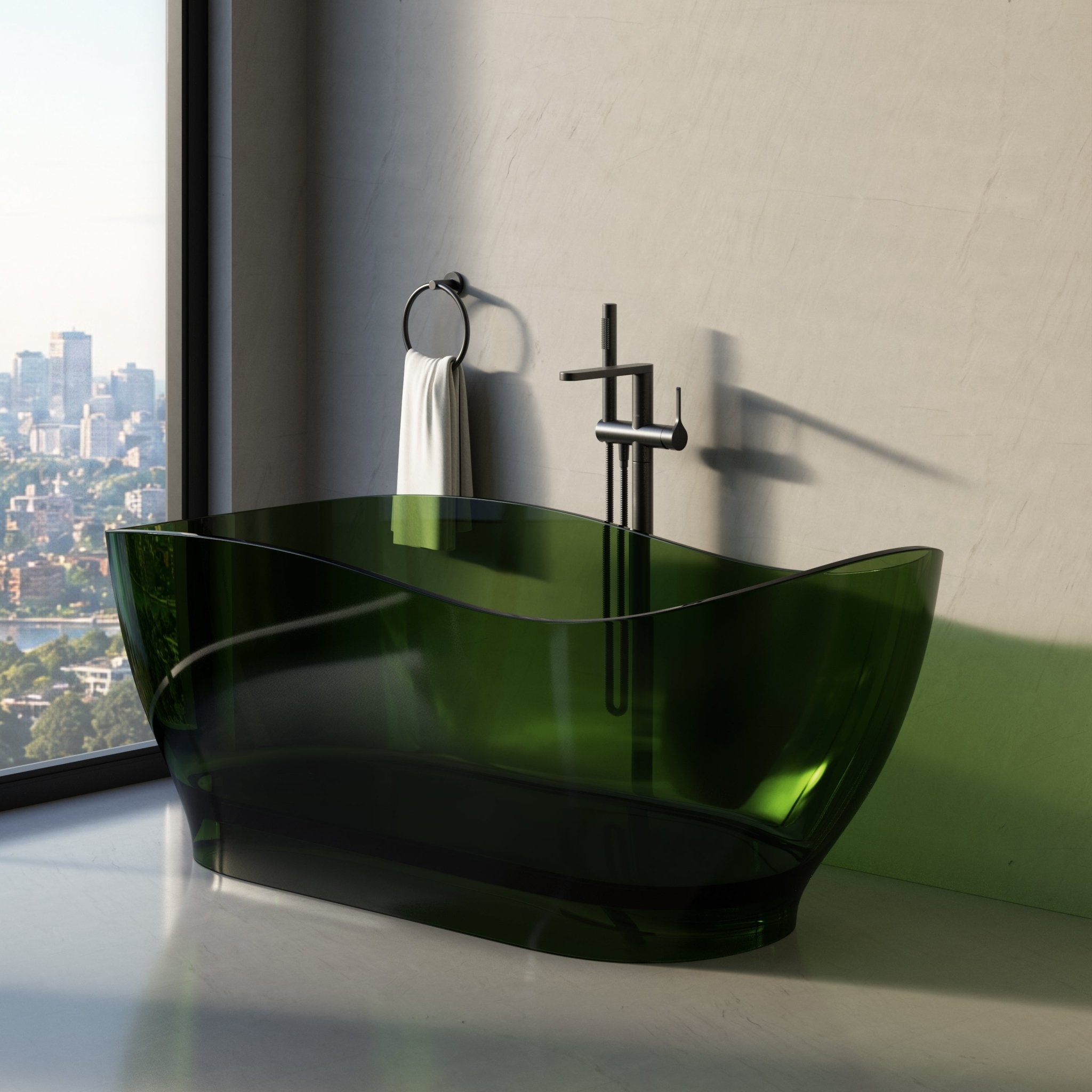 Image of Noir Freestanding Bath - Cavari