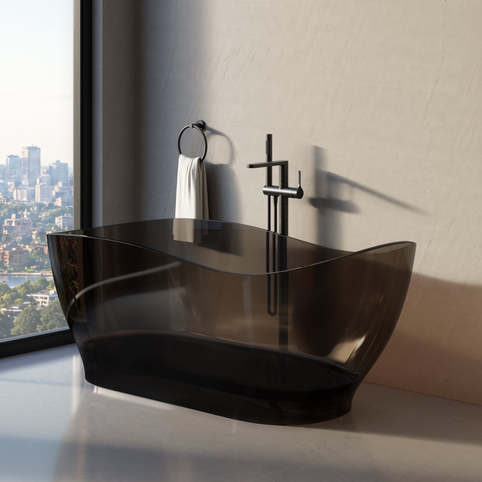 Image of Noir Freestanding Bath - Cavari