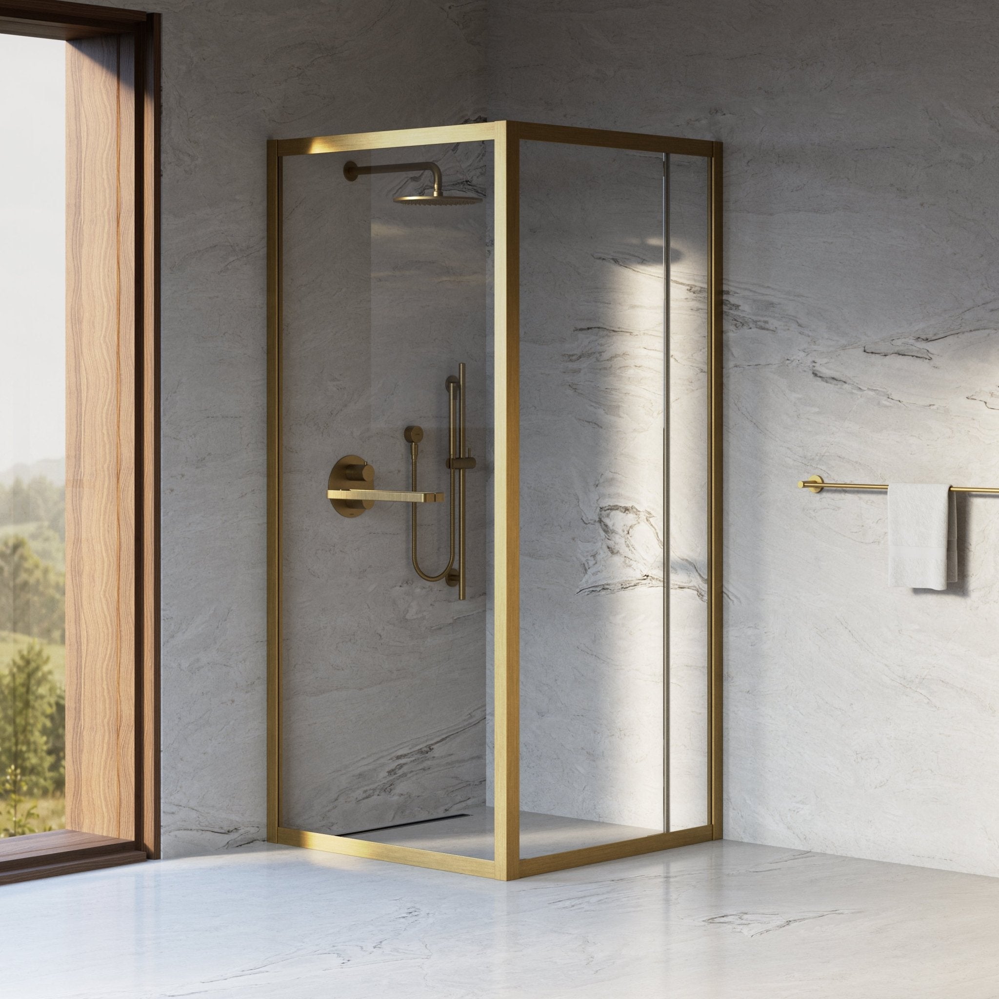 Image of Noire Quadrant Shower Enclosure - Cavari