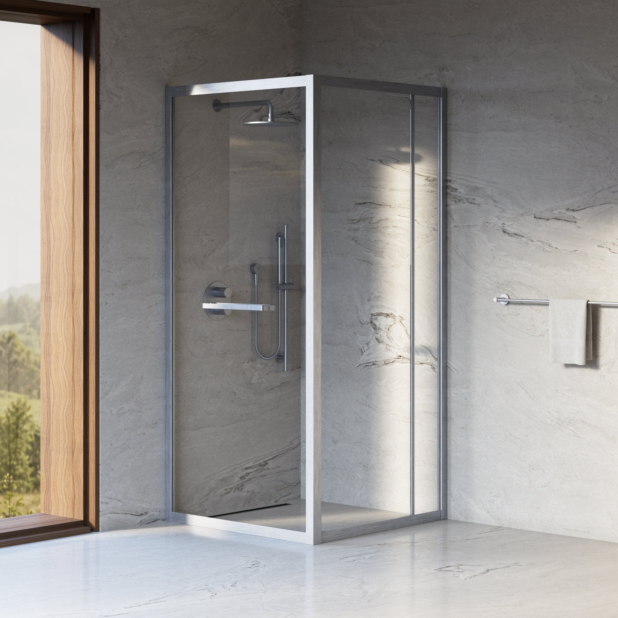 Image of Noire Quadrant Shower Enclosure - Cavari